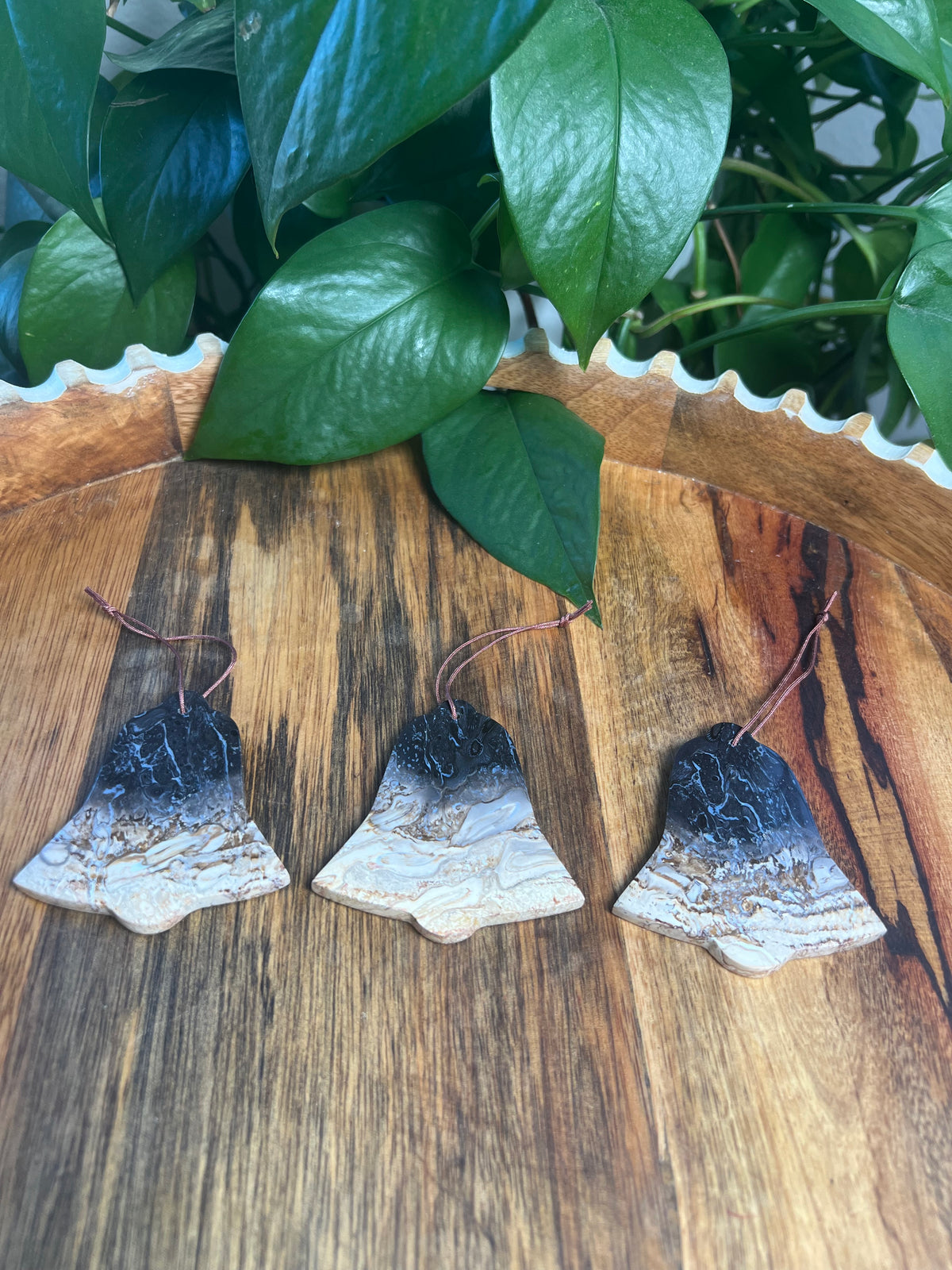 Palm Root Bell Ornaments