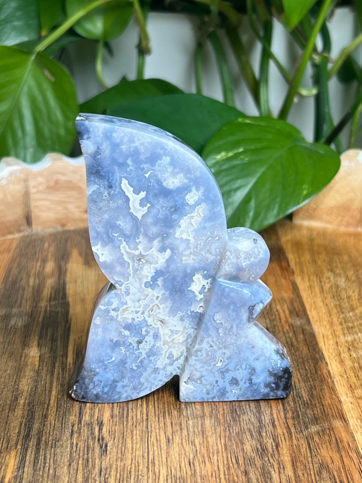 Blue Plume Agate Fairy: KB