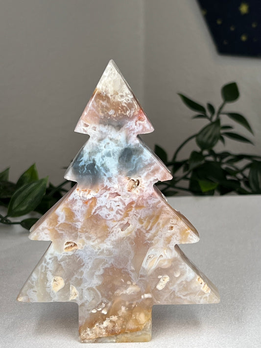 Rainbow Plume Agate Tree