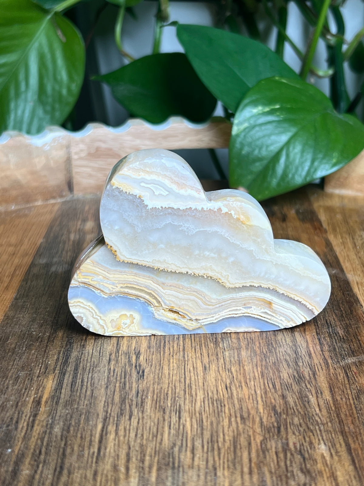 Yellow Crazy Lace Agate Cloud: ED