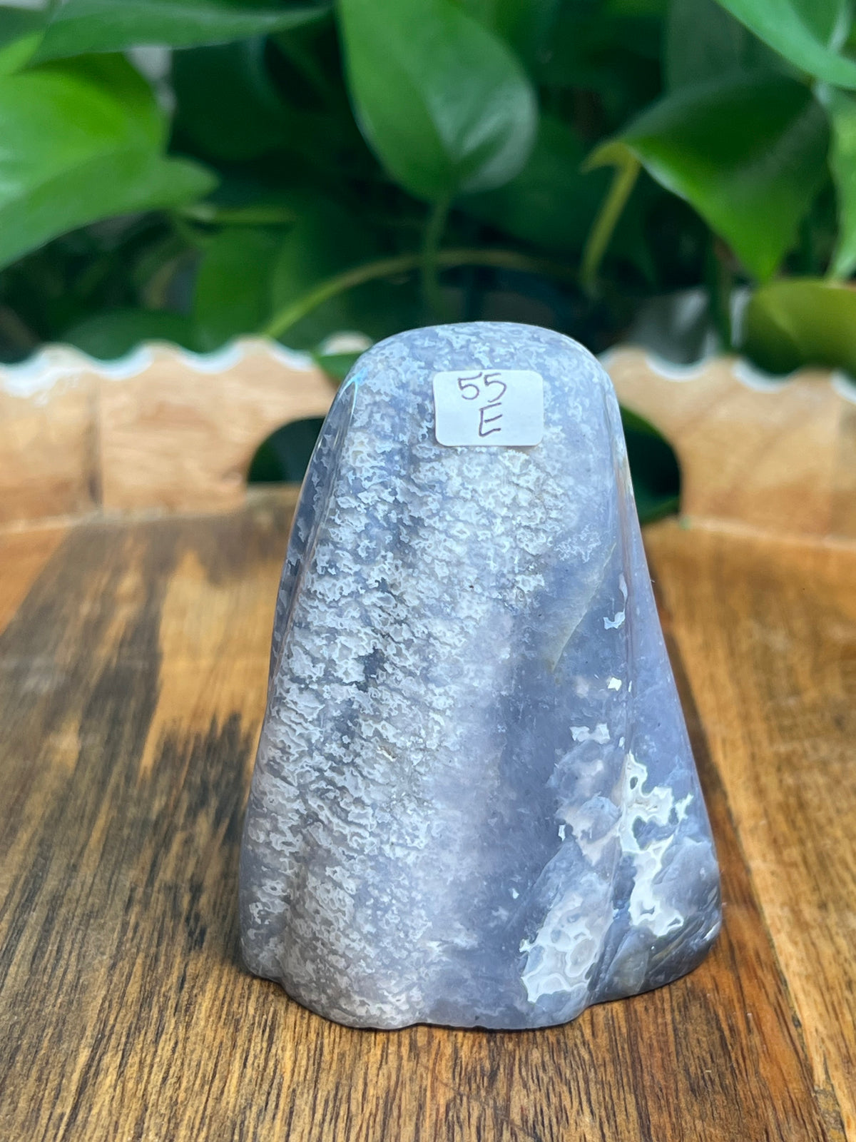 Blue Plume Agate Ghost: E