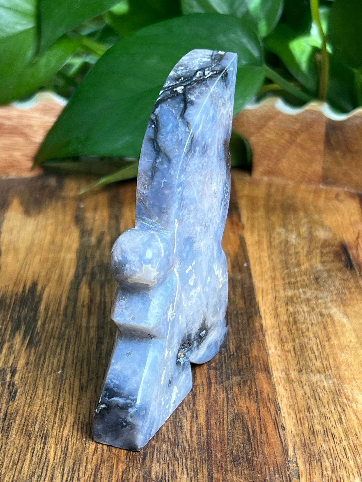 Blue Plume Agate Fairy: NQ