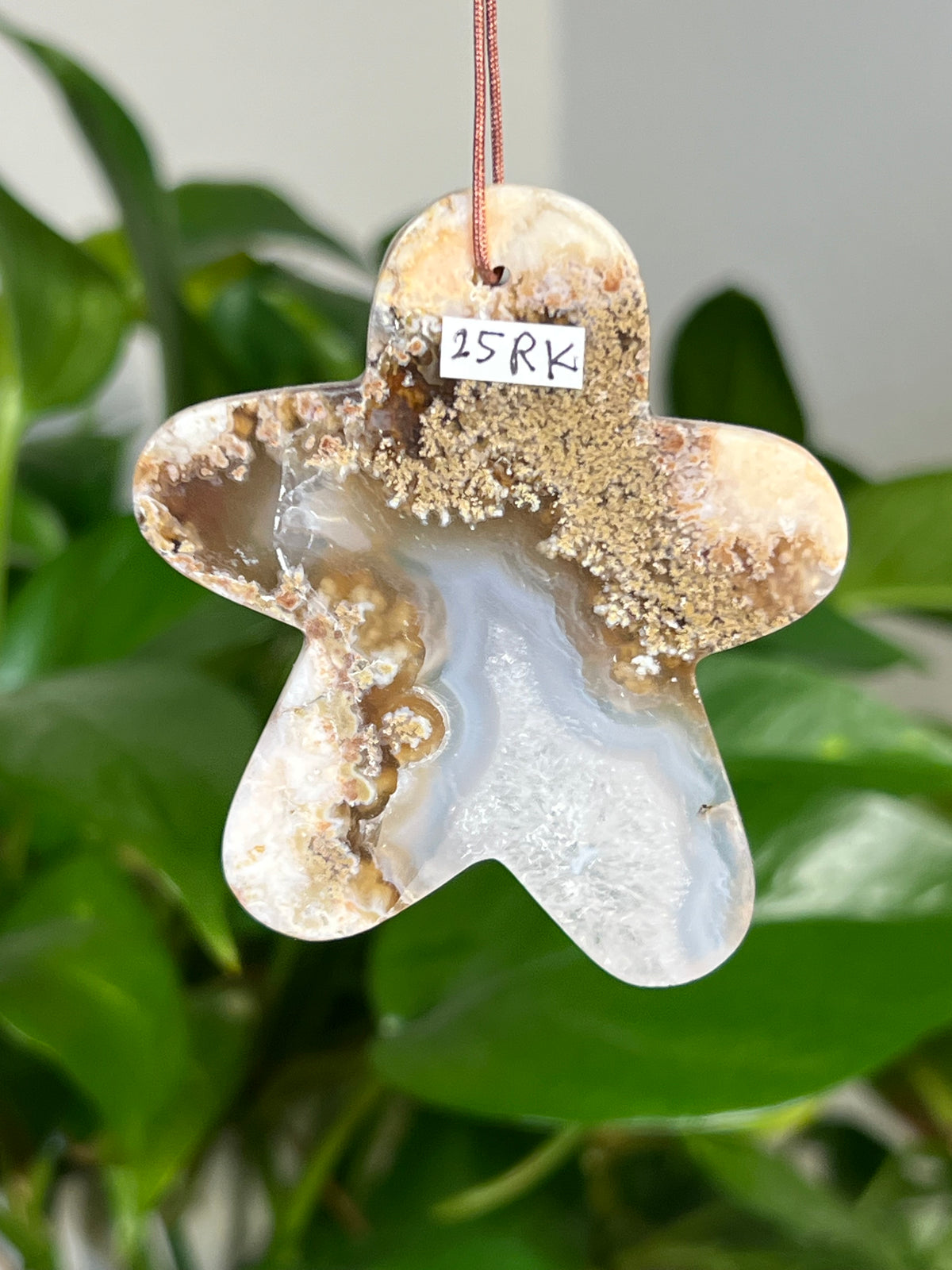 Scenic Moss Agate Gingerbread Ornaments