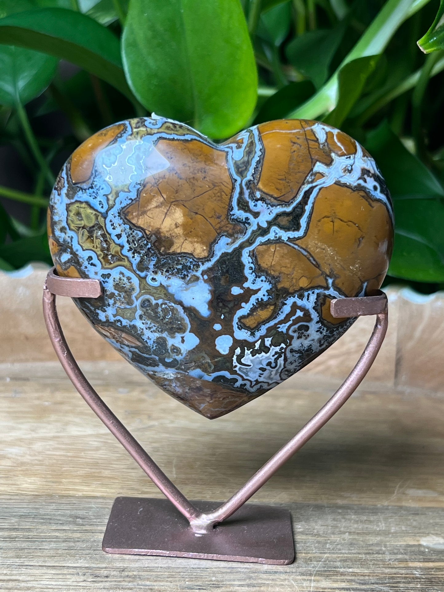 Brecciated Jasper Heart