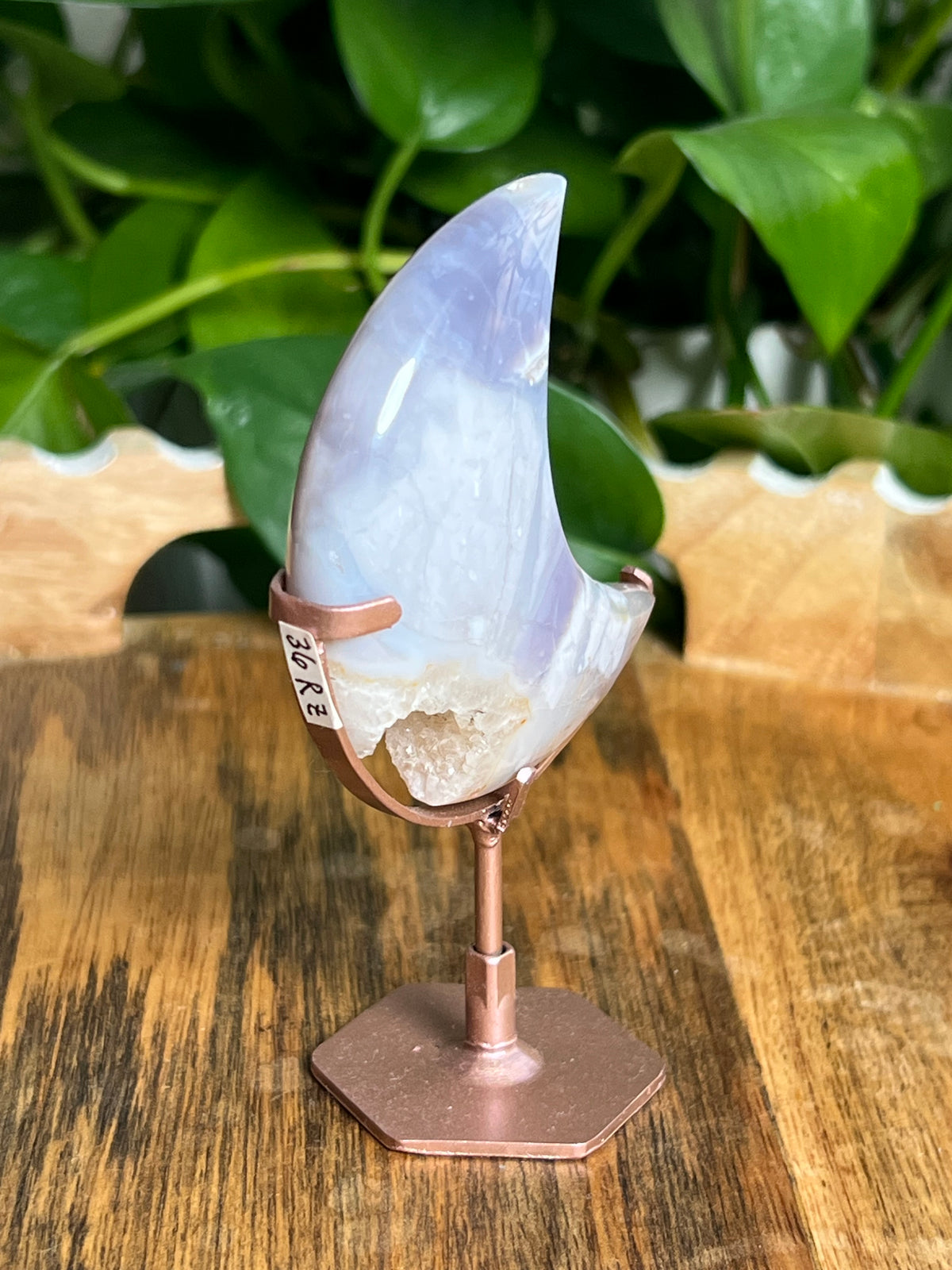 Sumatra Plume Agate Moon: RZ