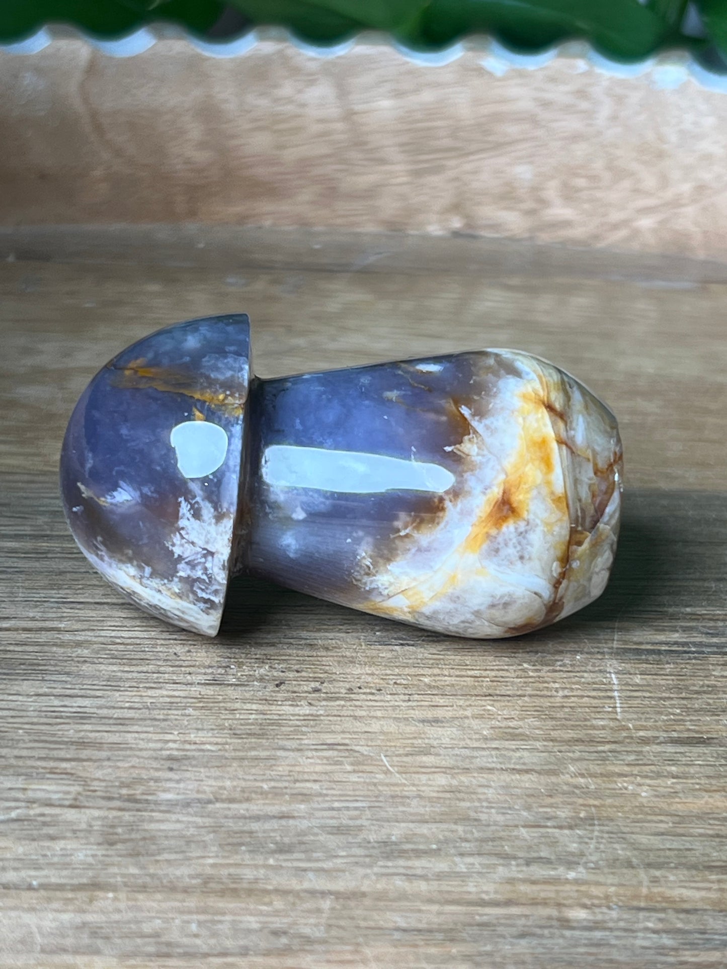 Purple Chalcedony Mushroom
