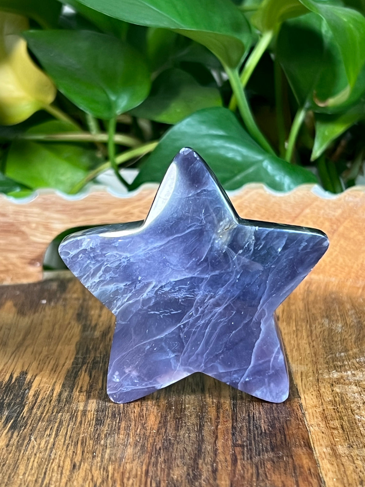 Purple Chalcedony Self Standing Stars