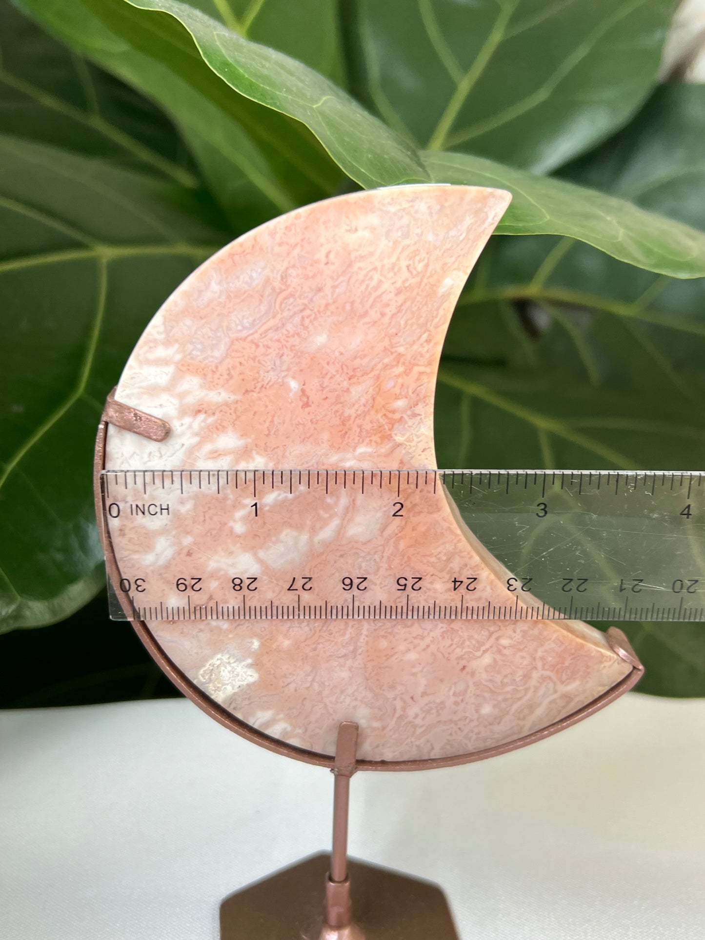 Pink Carnelian Moon