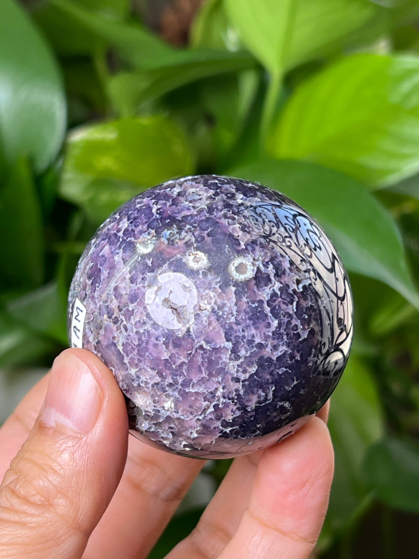 Grape Agate Sphere
