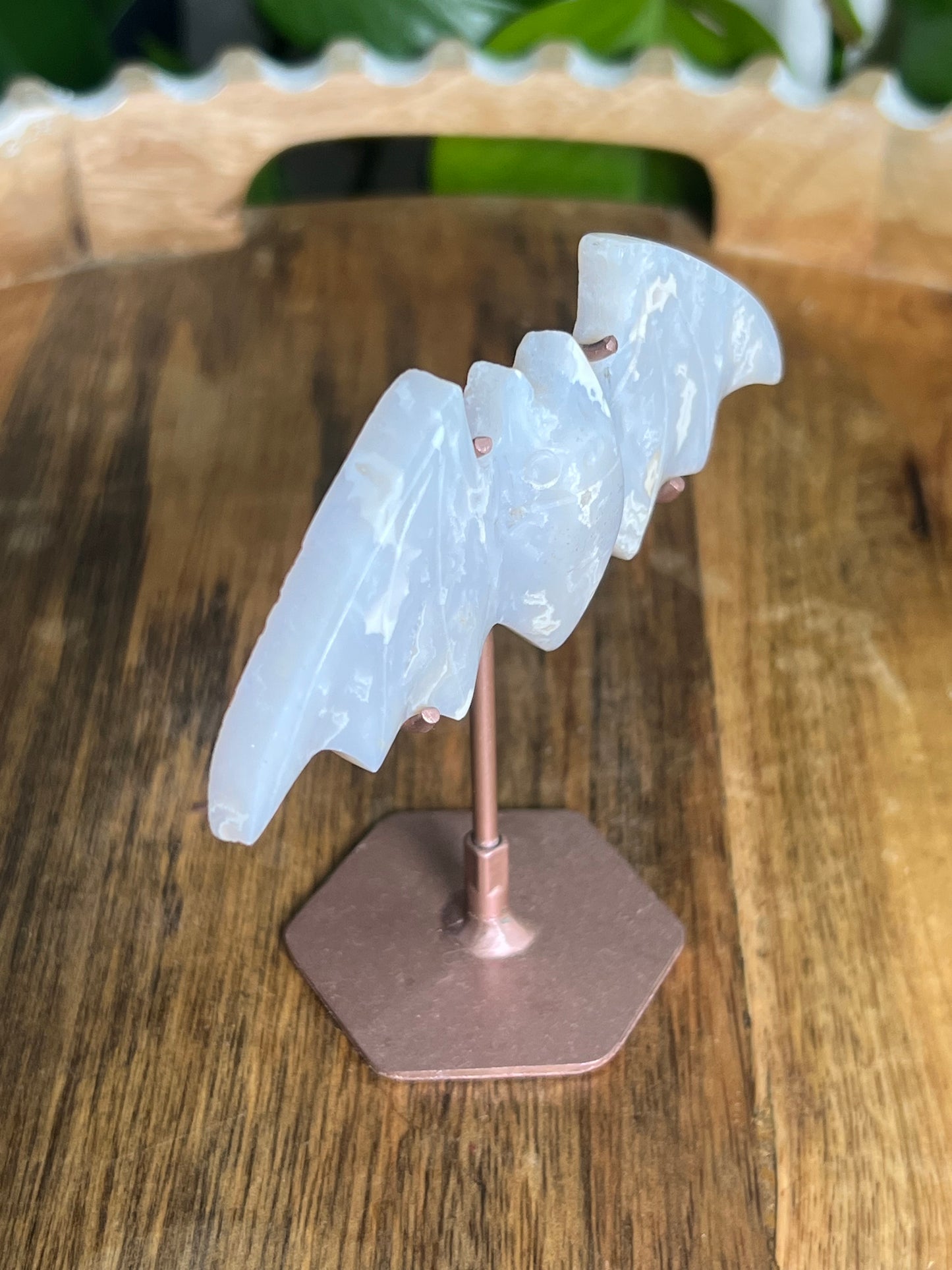 White Plume Agate Bat