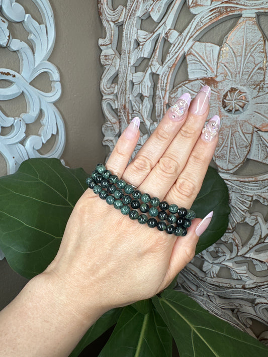 Kambaba Jasper Beaded Bracelet (6mm)