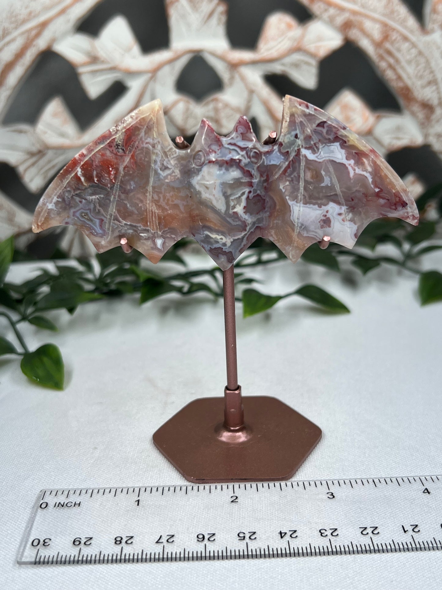 Sumatra Plume Agate Bat
