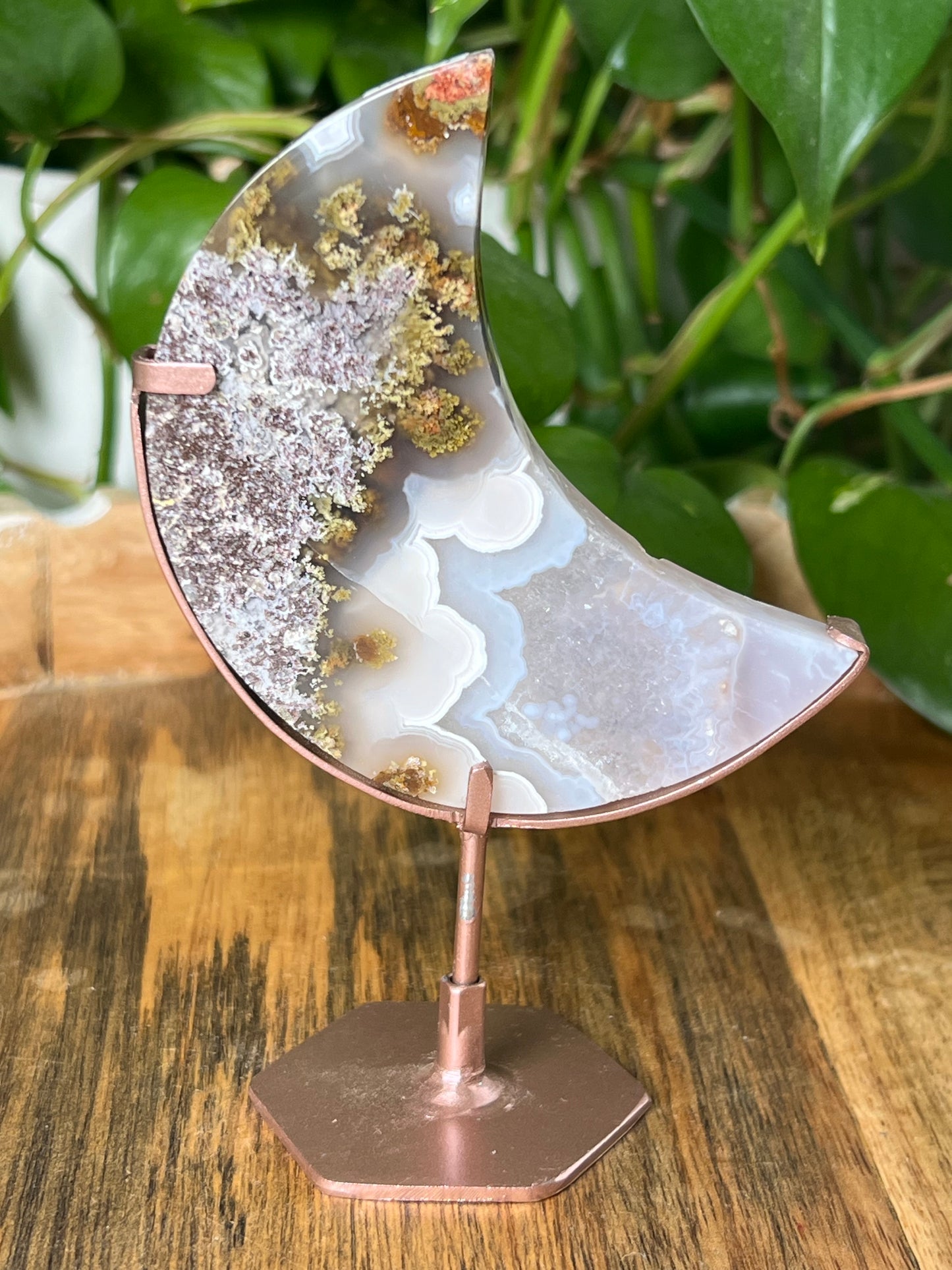 Scenic Moss Agate Moon