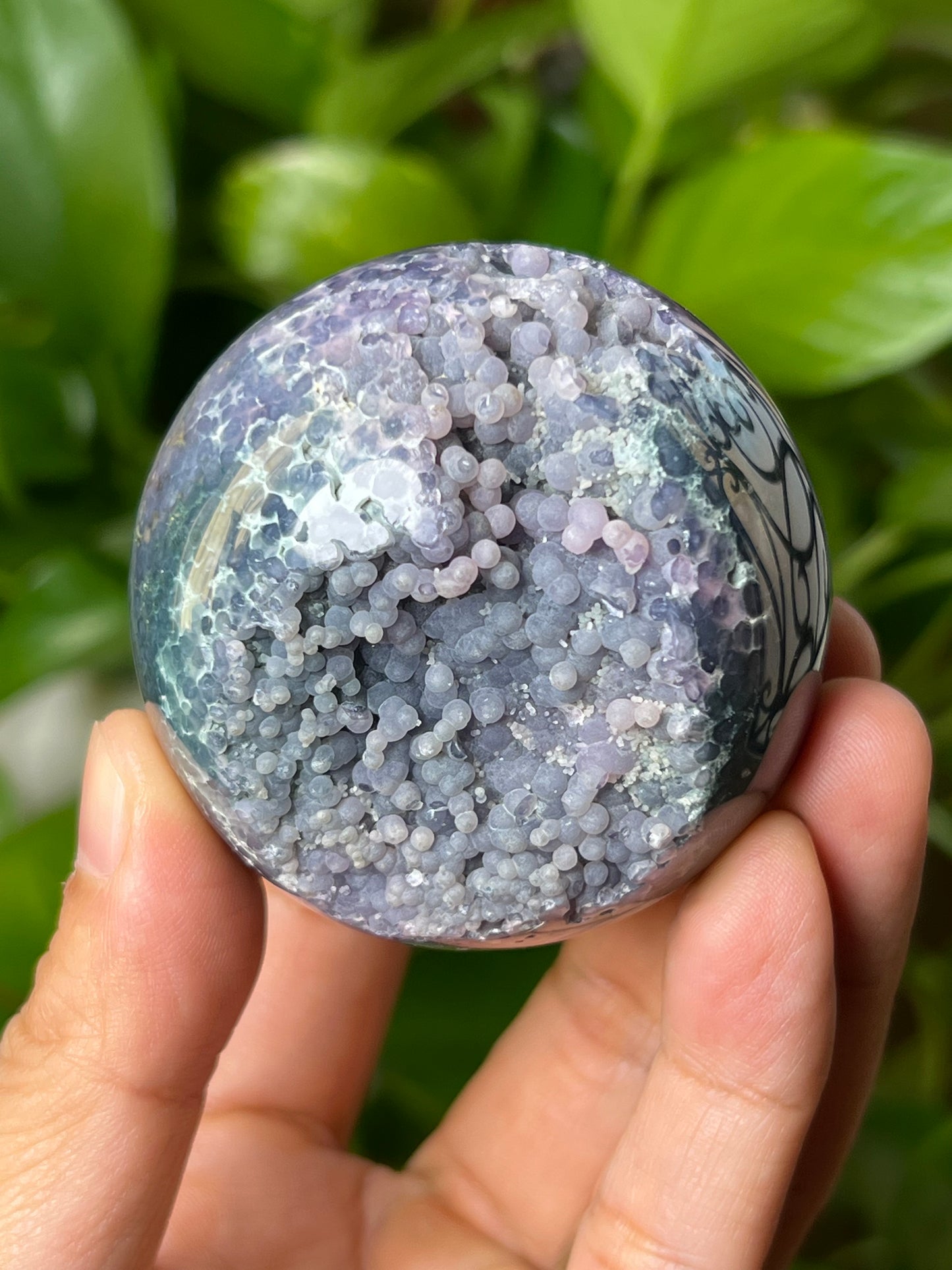 Grape Agate Sphere