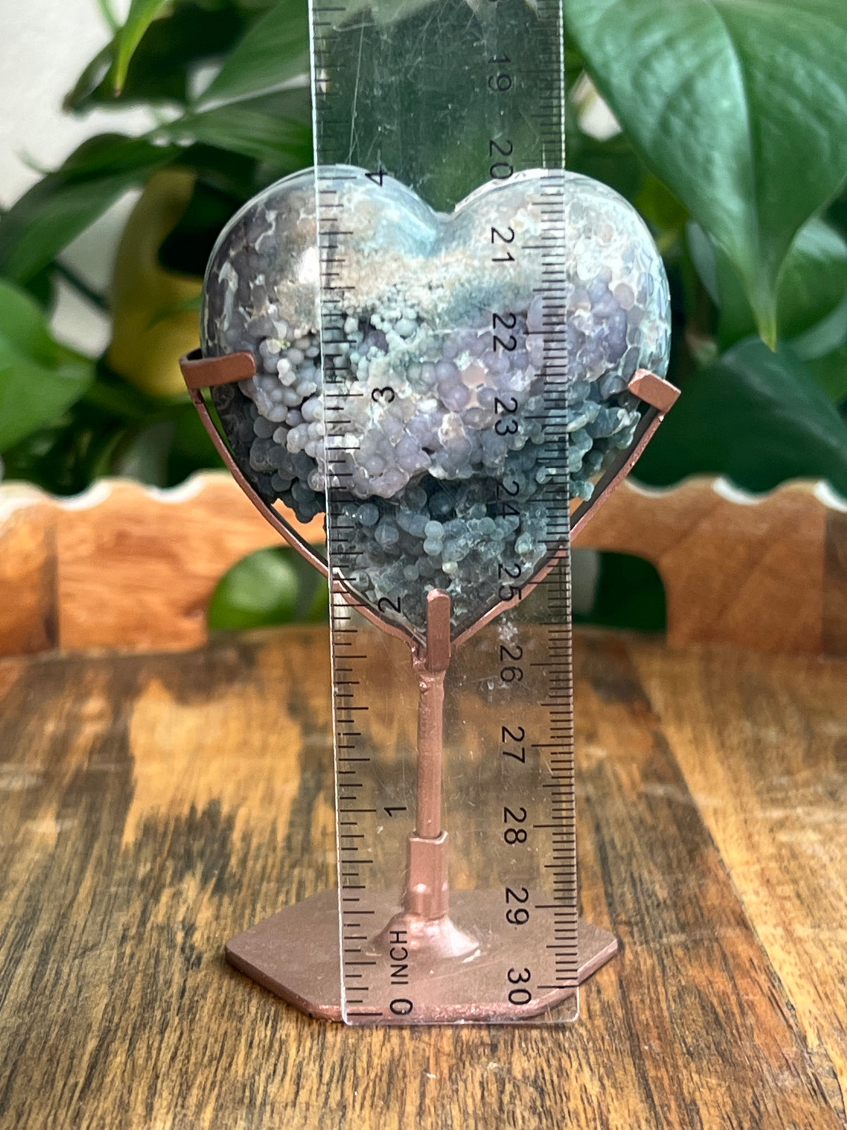Grape Agate Heart: BA