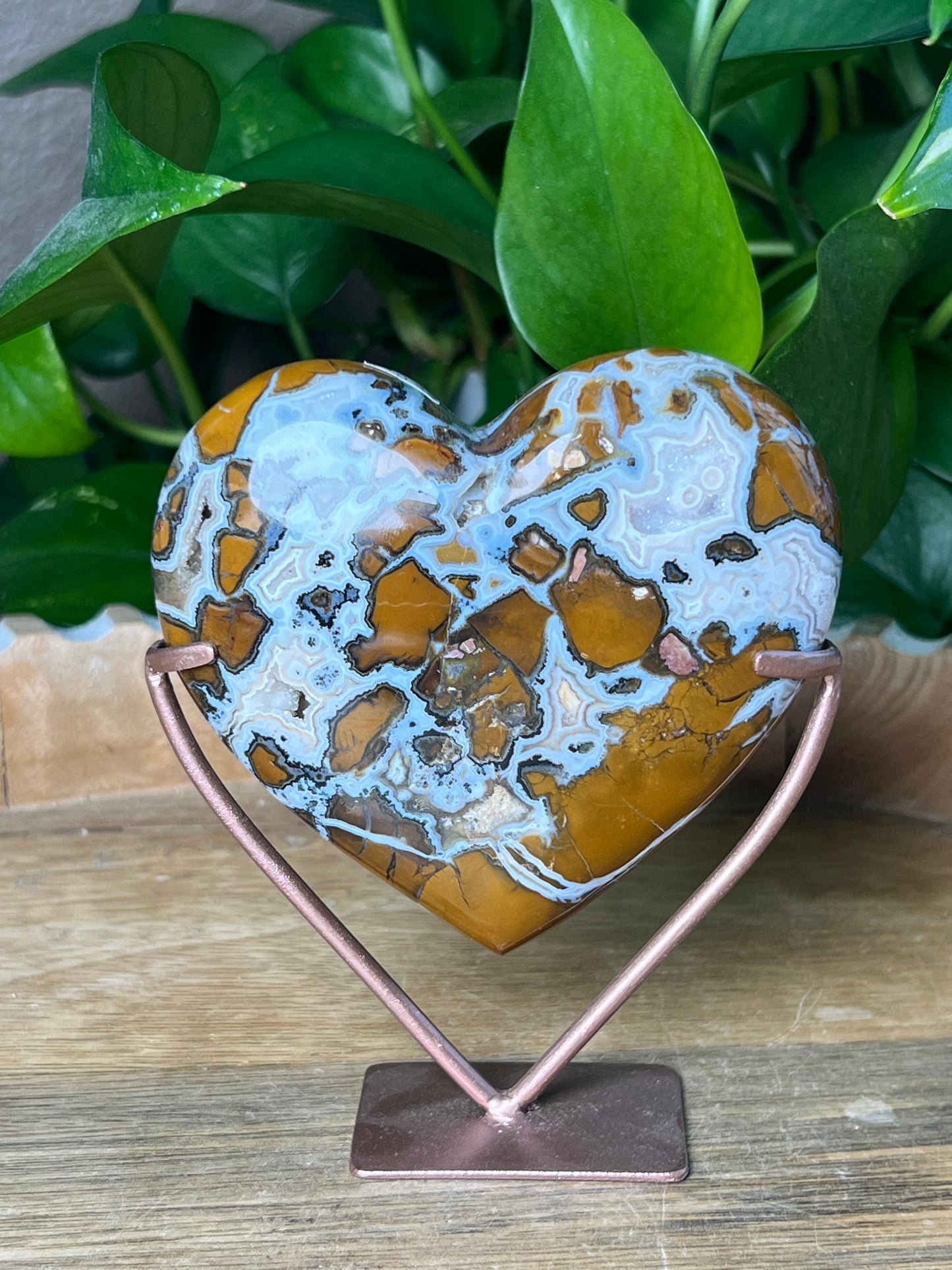 Brecciated Jasper Heart