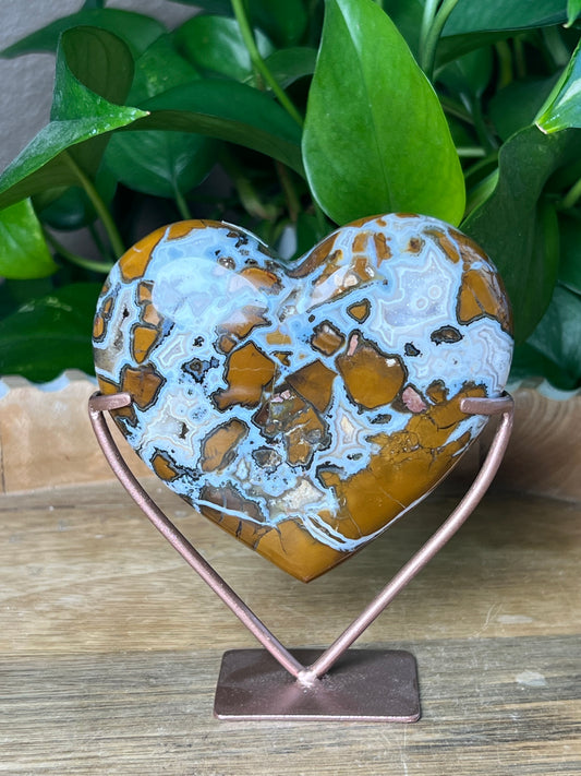 Brecciated Jasper Heart