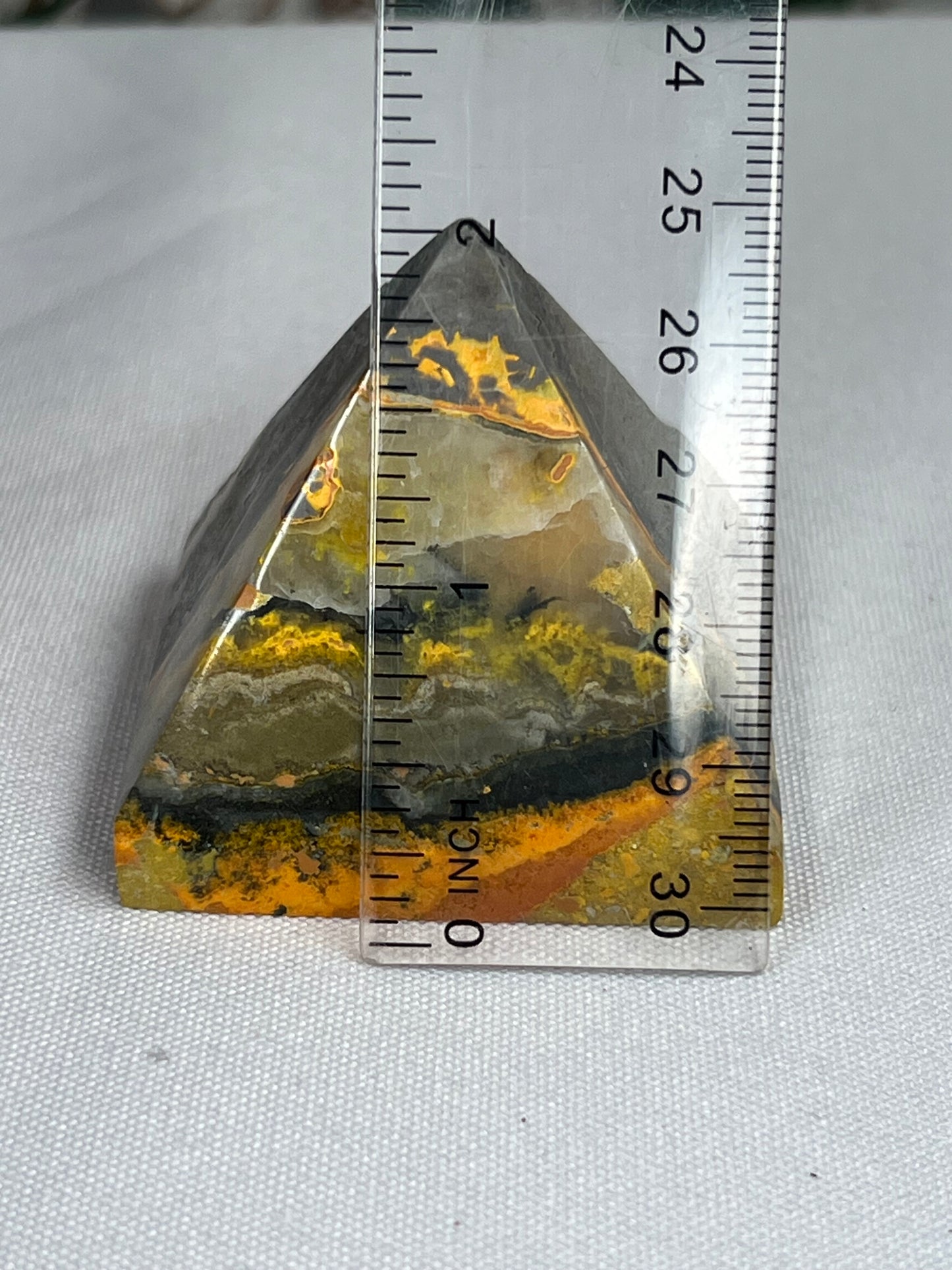Bumblebee Jasper Pyramid