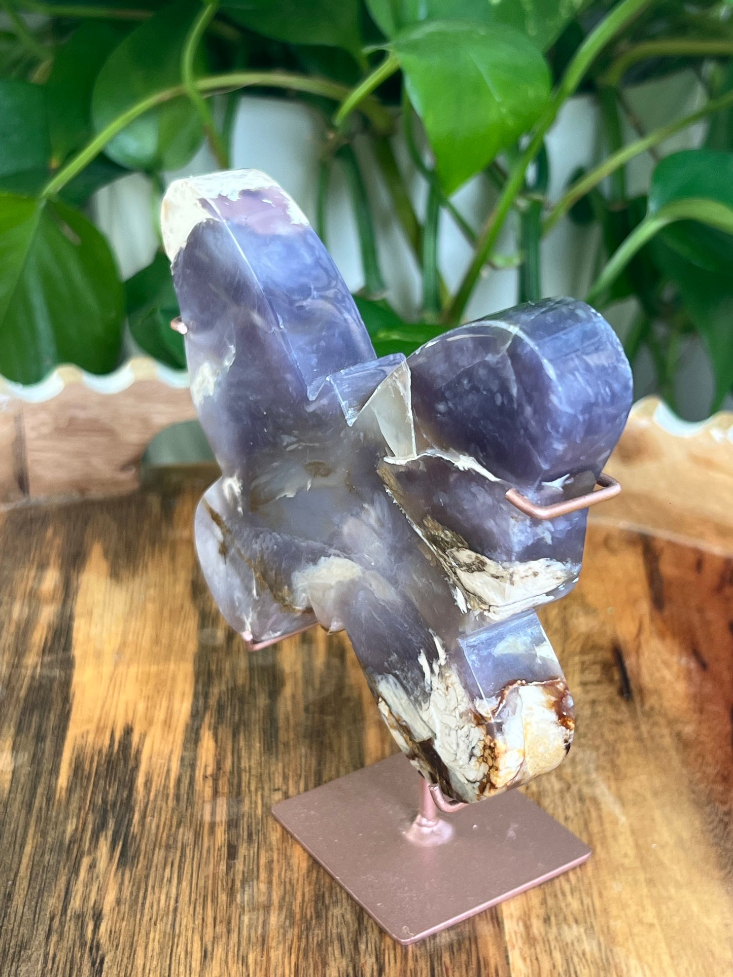 Purple Chalcedony Butterfly: MP