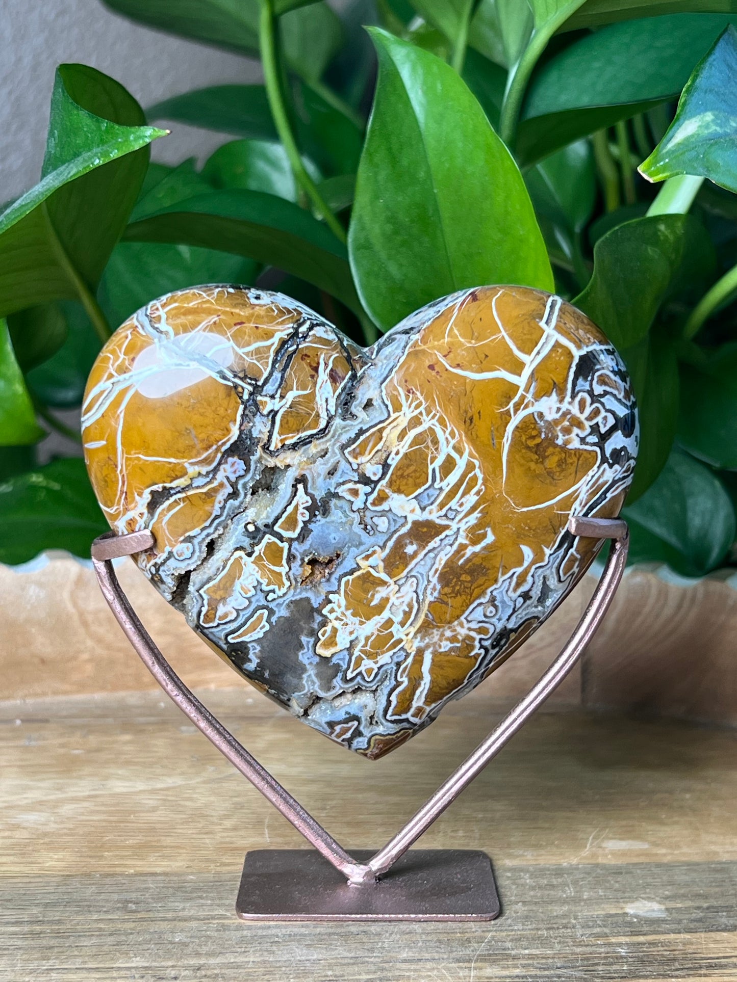 Brecciated Jasper Heart