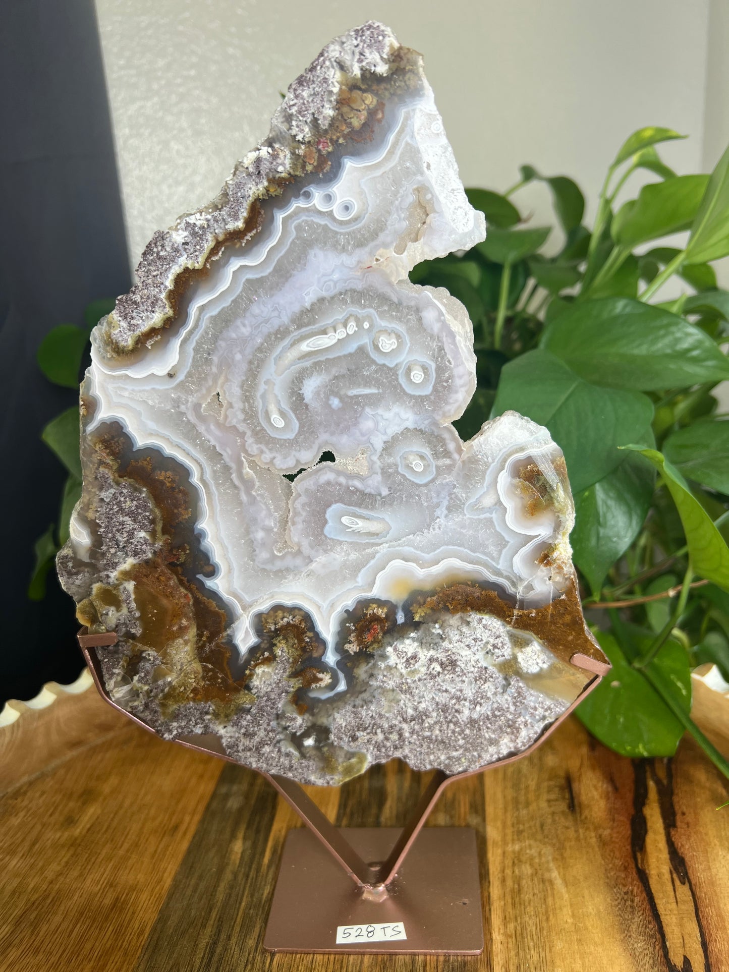Scenic Moss Agate Slab