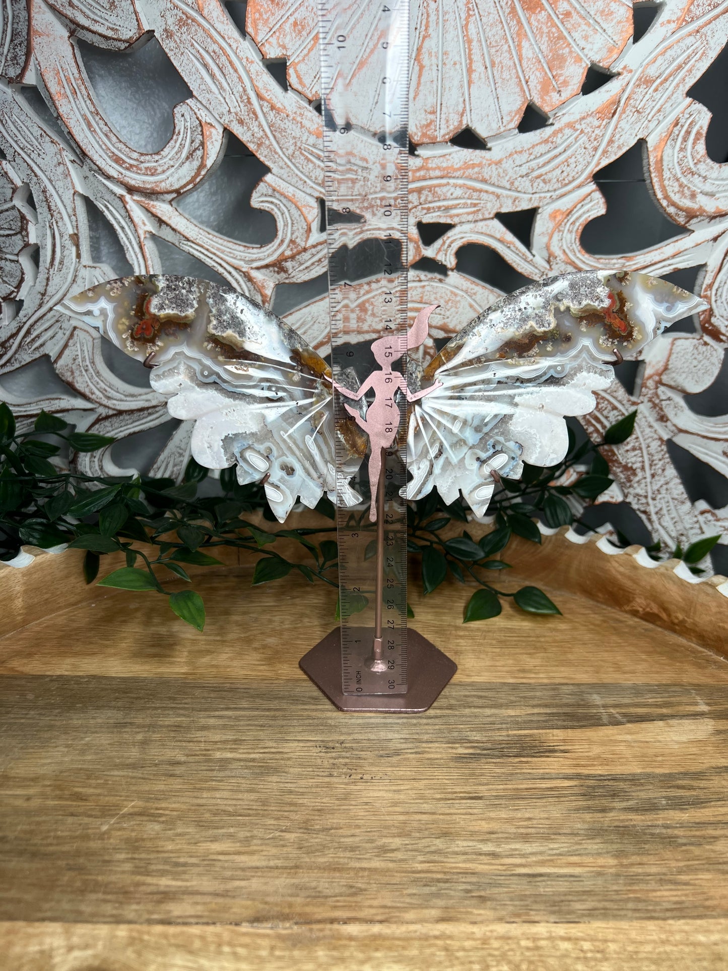 Scenic Moss Agate Wings