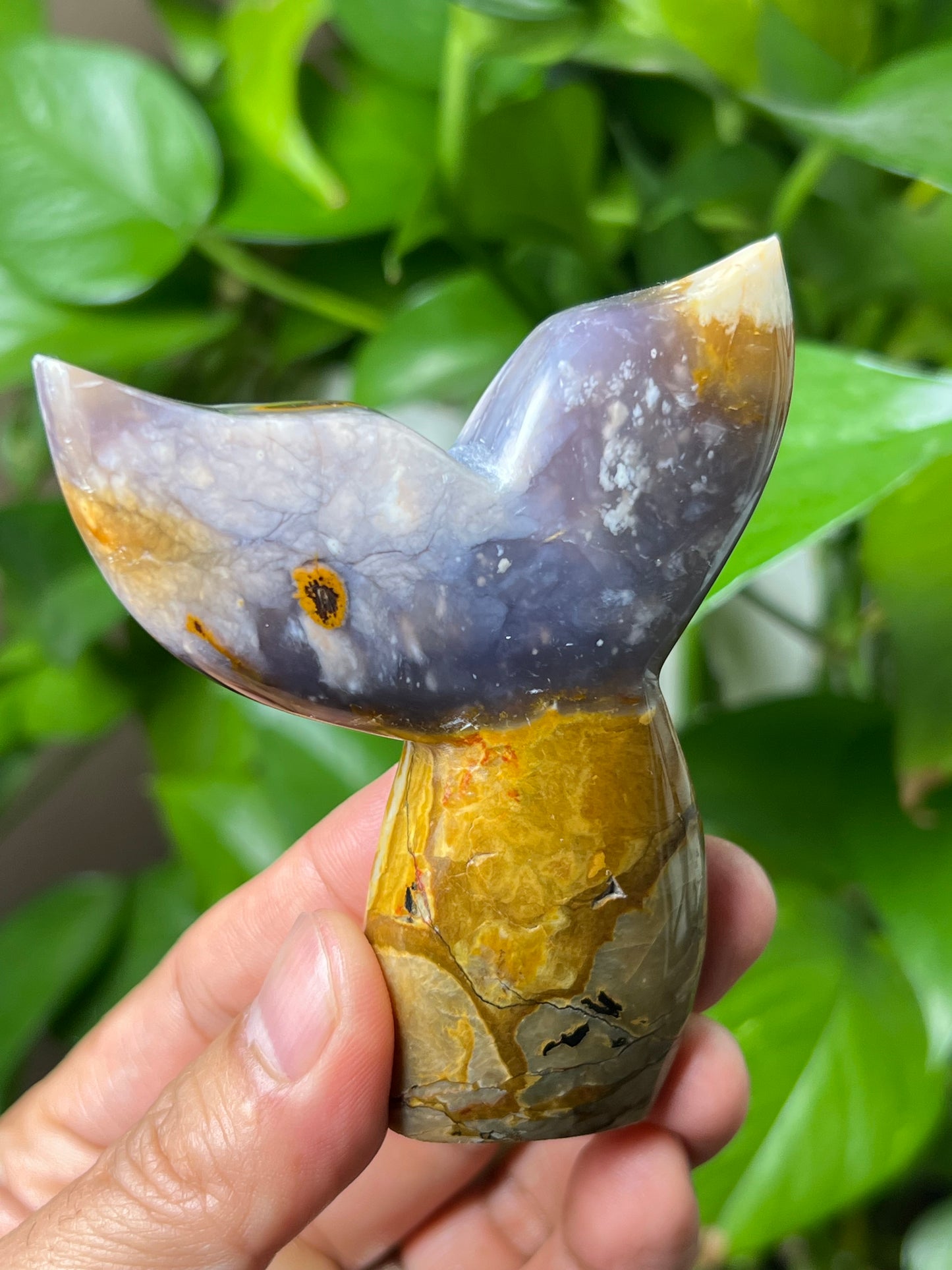Purple Chalcedony Tail