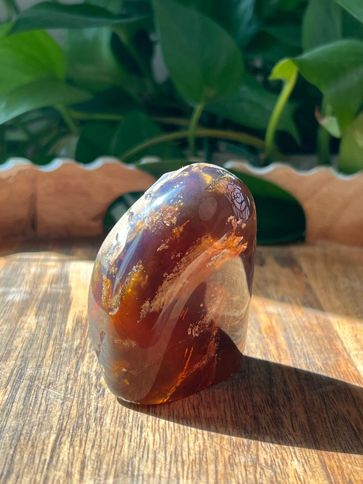 Blue Amber Freeform: H
