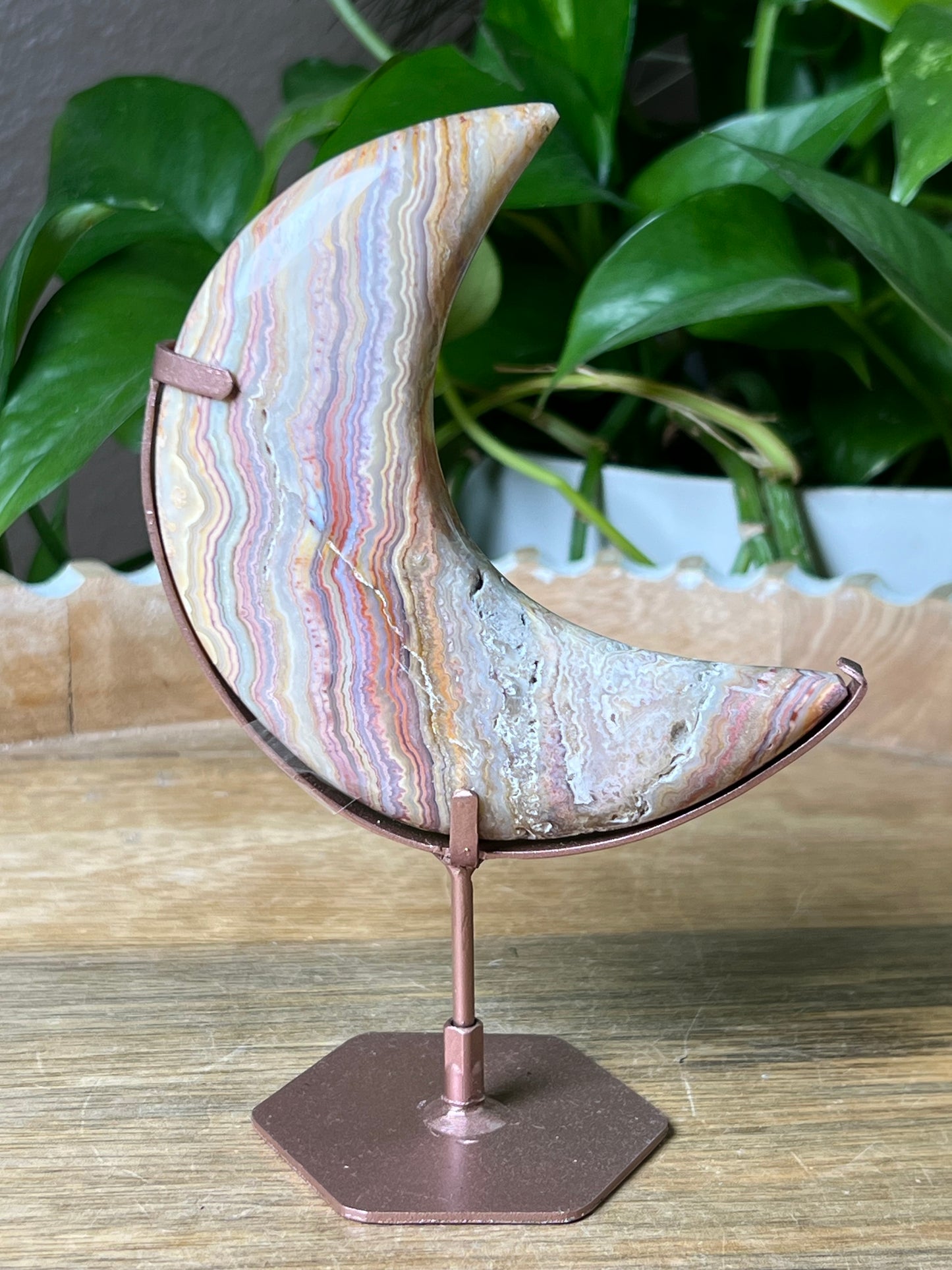 Crazy Lace Agate Moon