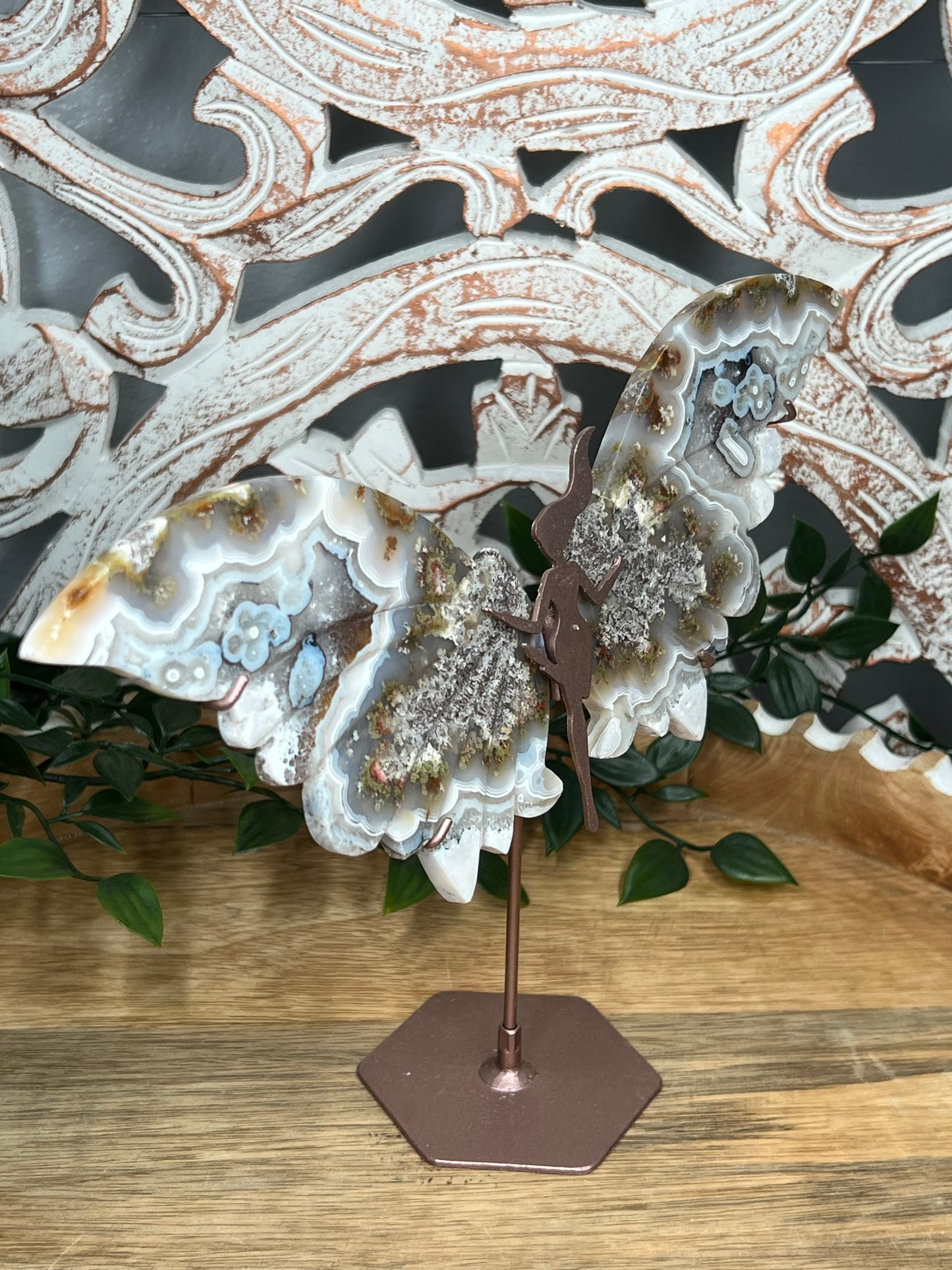 Scenic Moss Agate Wings