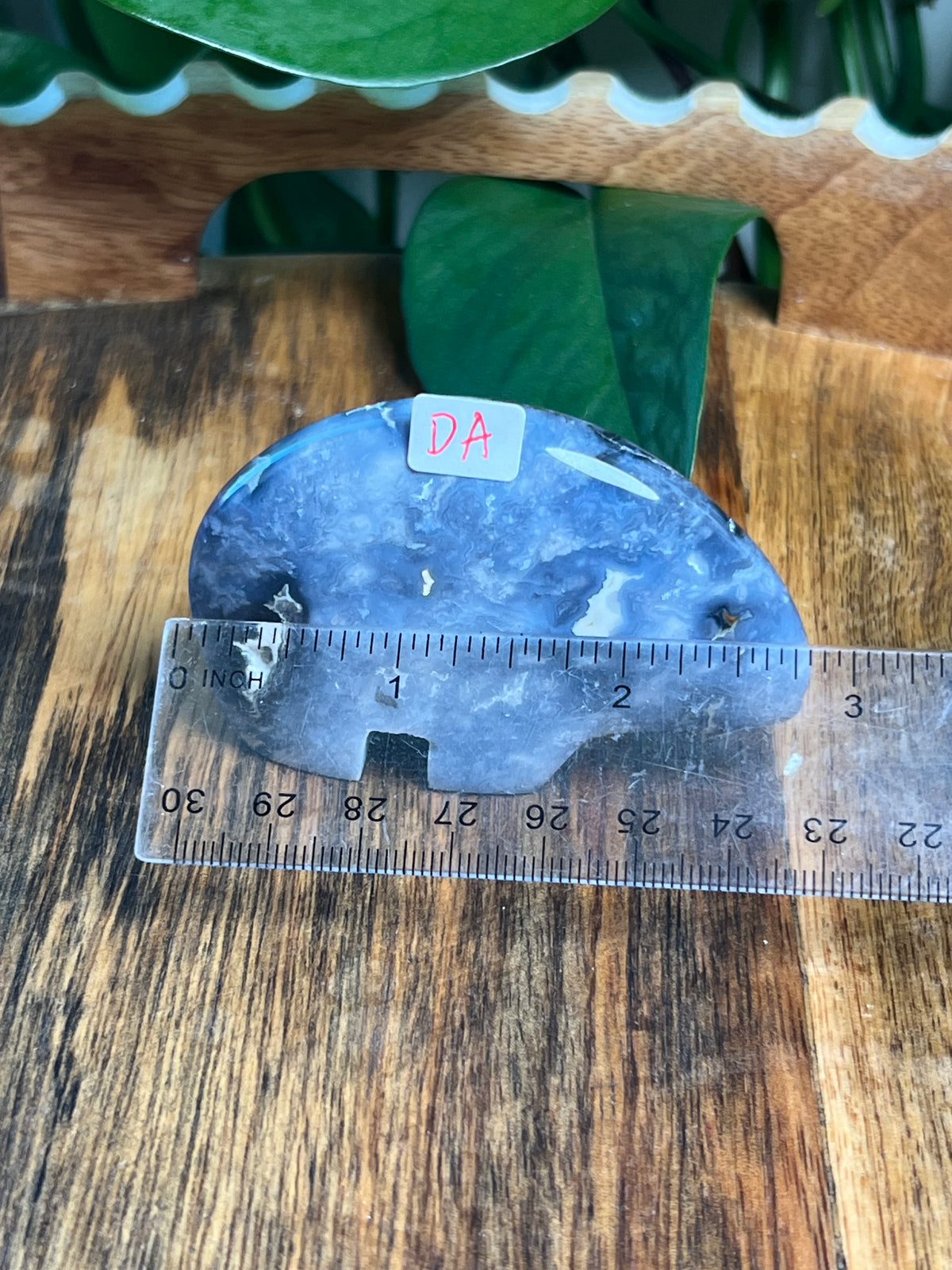 Blue Plume Agate Bears