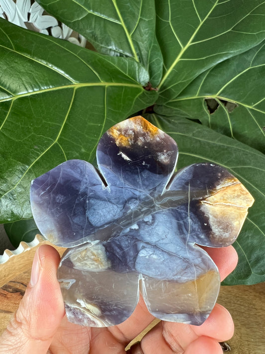 Purple chalcedony Flower