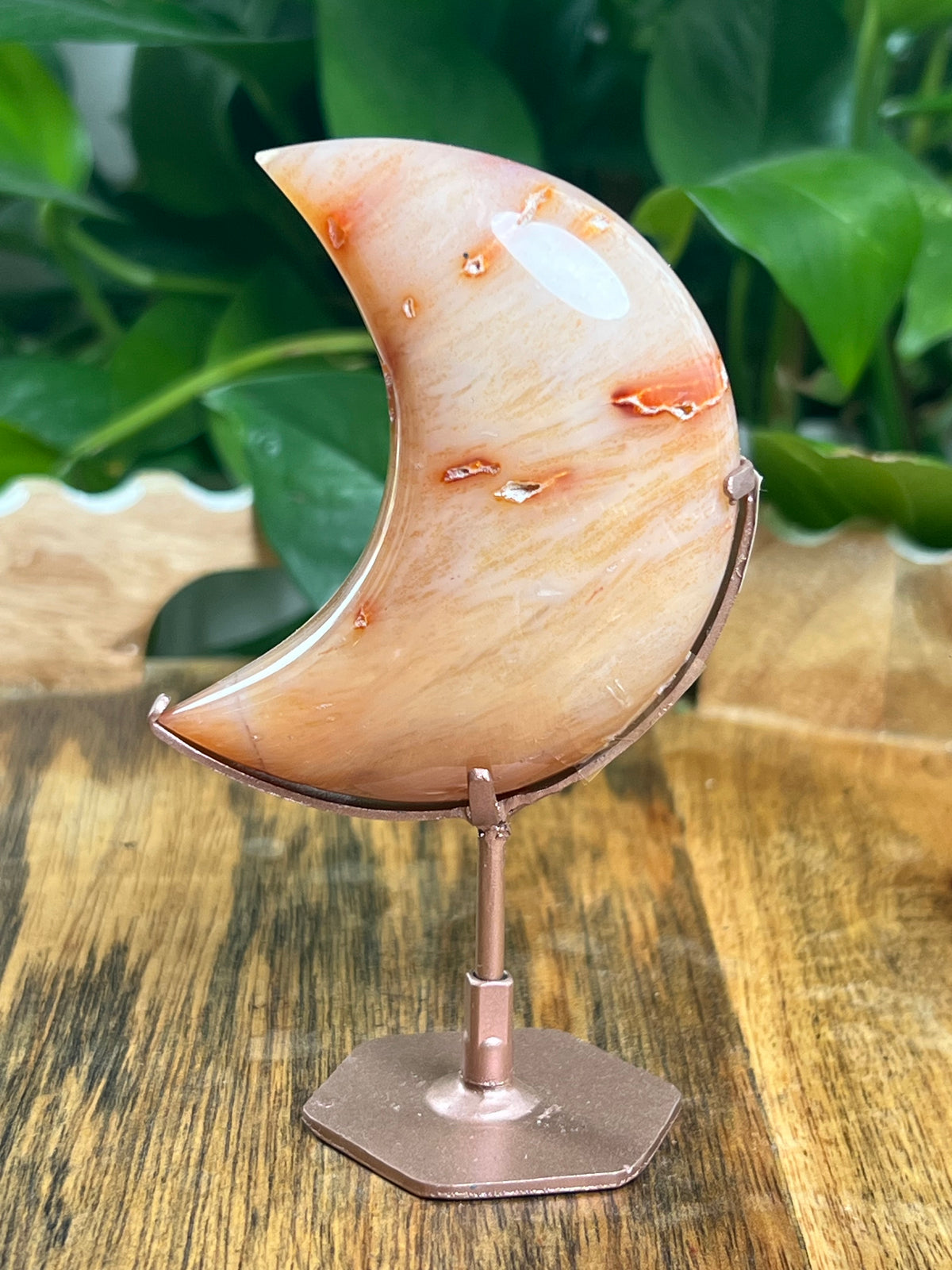Carnelian Mini Puffy Moon: TA