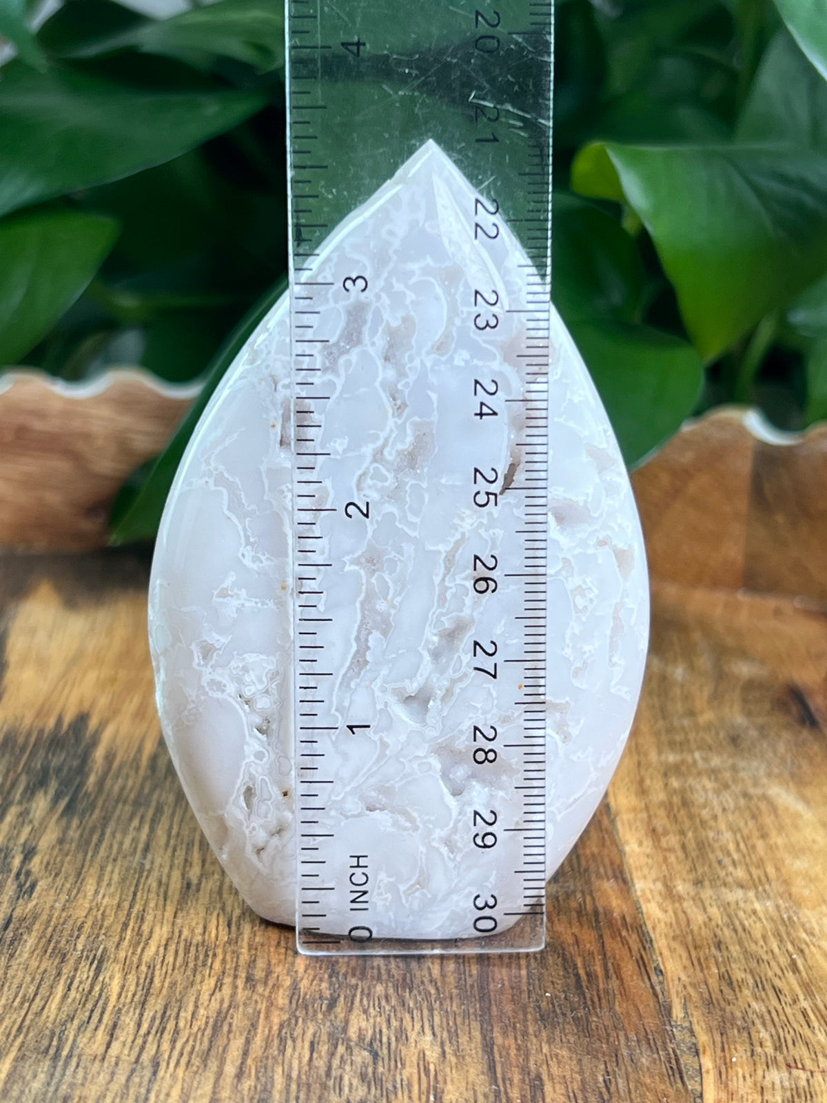 White Plume Agate Flame: PR
