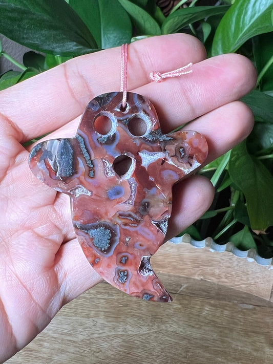 Marcasite Ghost Ornament