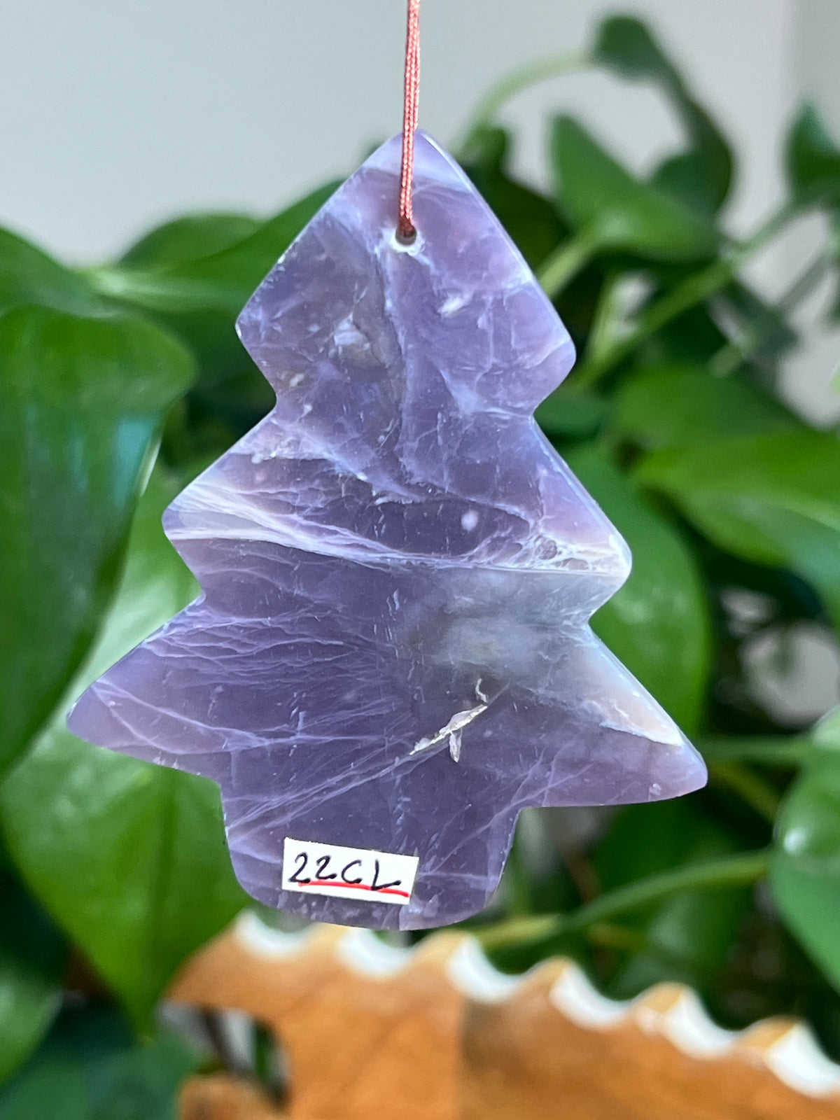 Purple Chalcedony Tree Ornaments