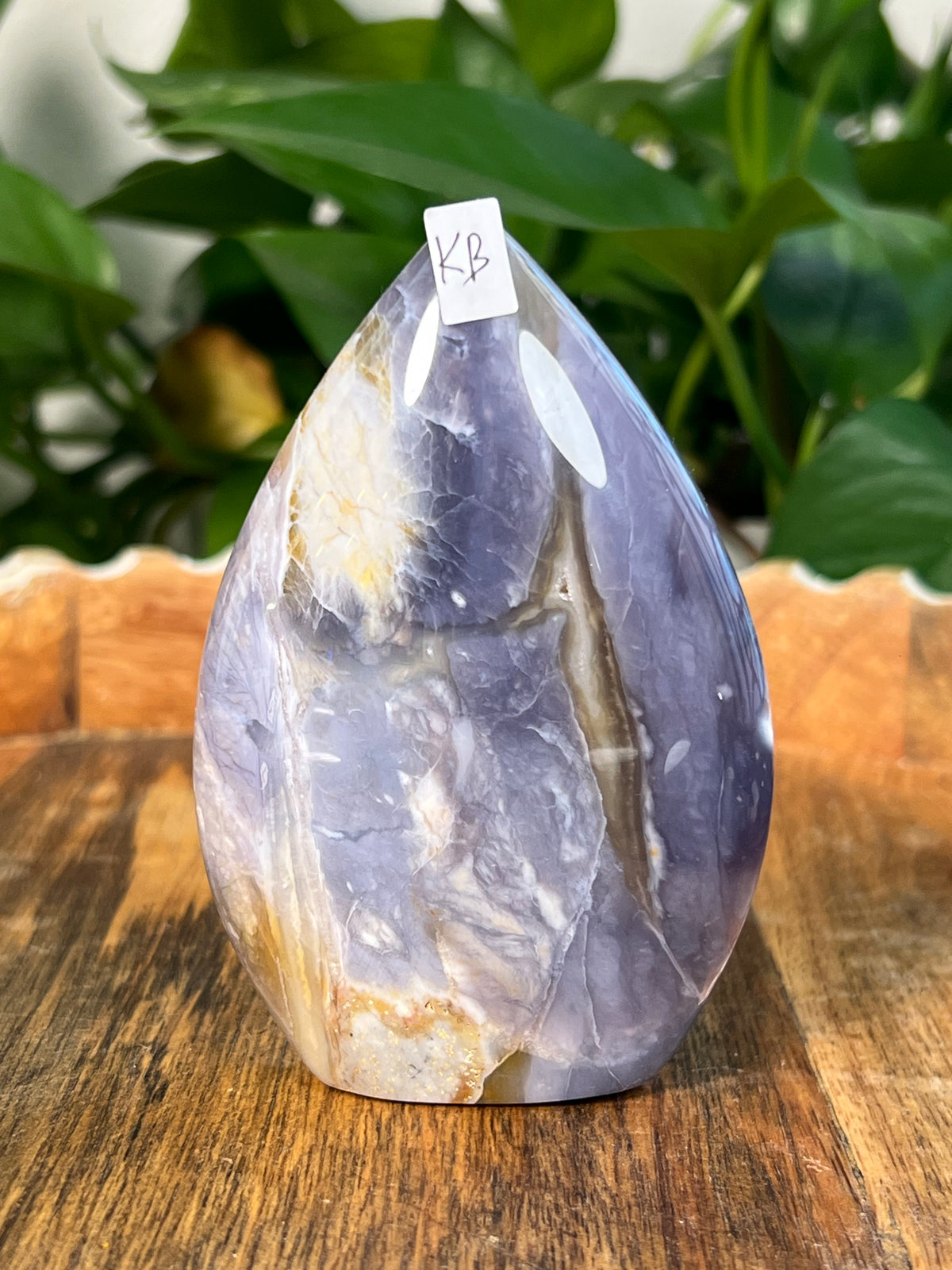 Purple Chalcedony Flames