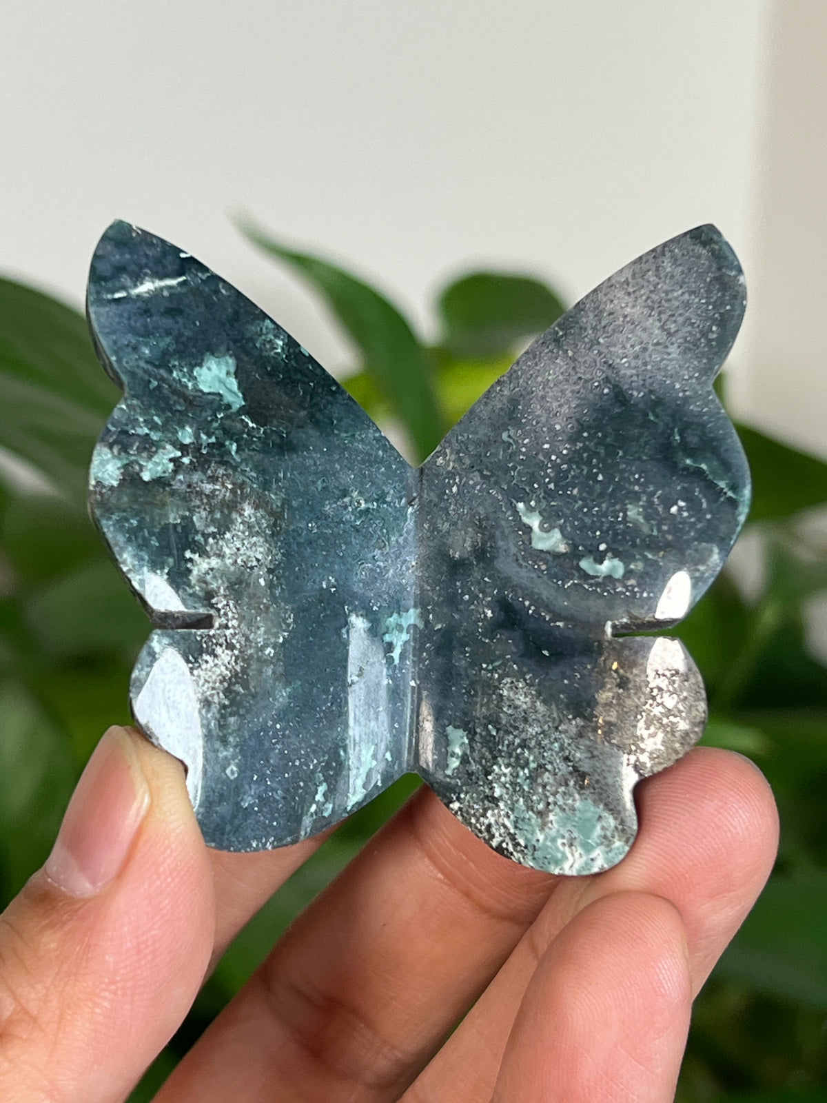 Grape Agate 3D Butterflies