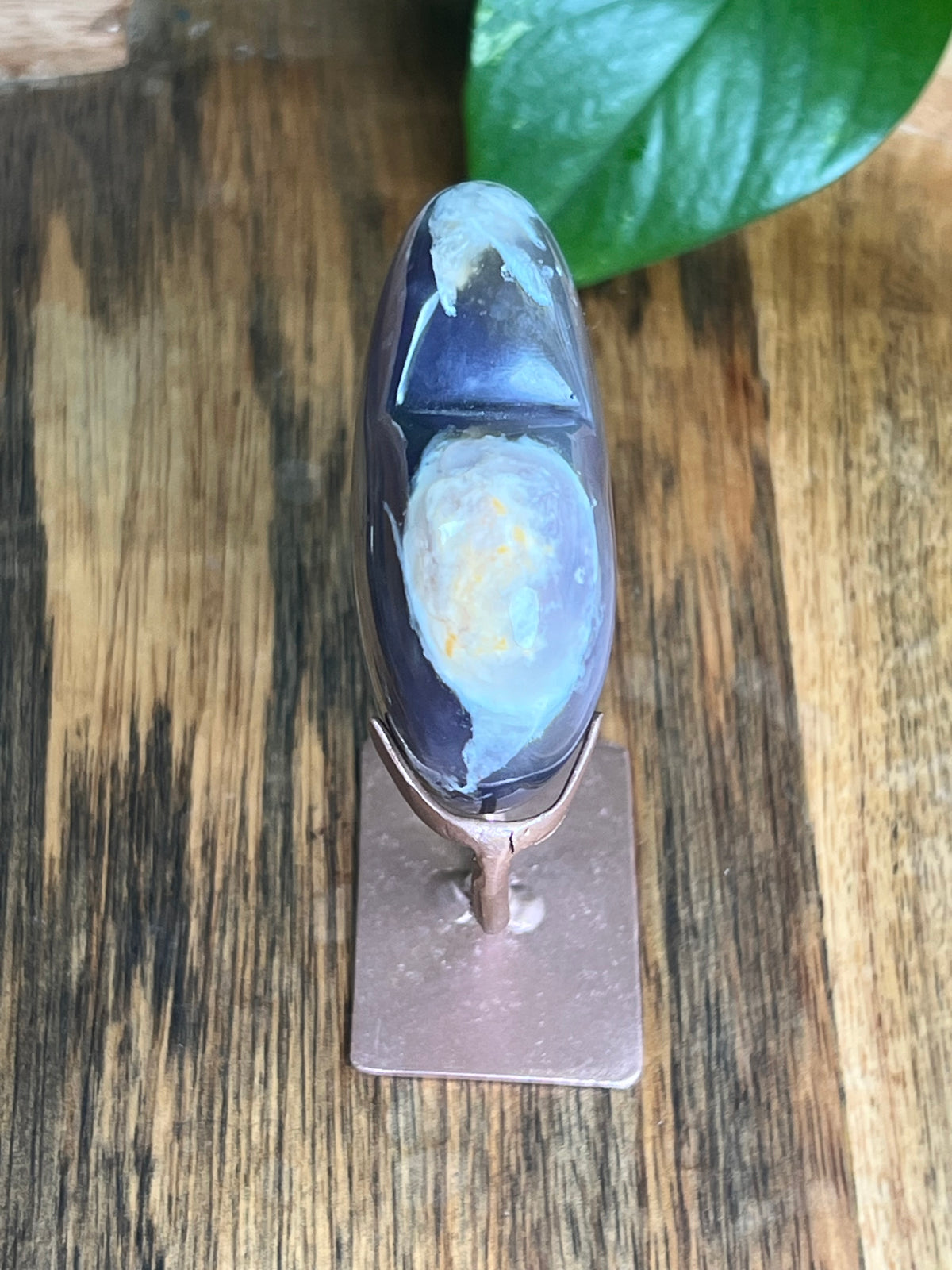 Purple Chalcedony Heart: KA