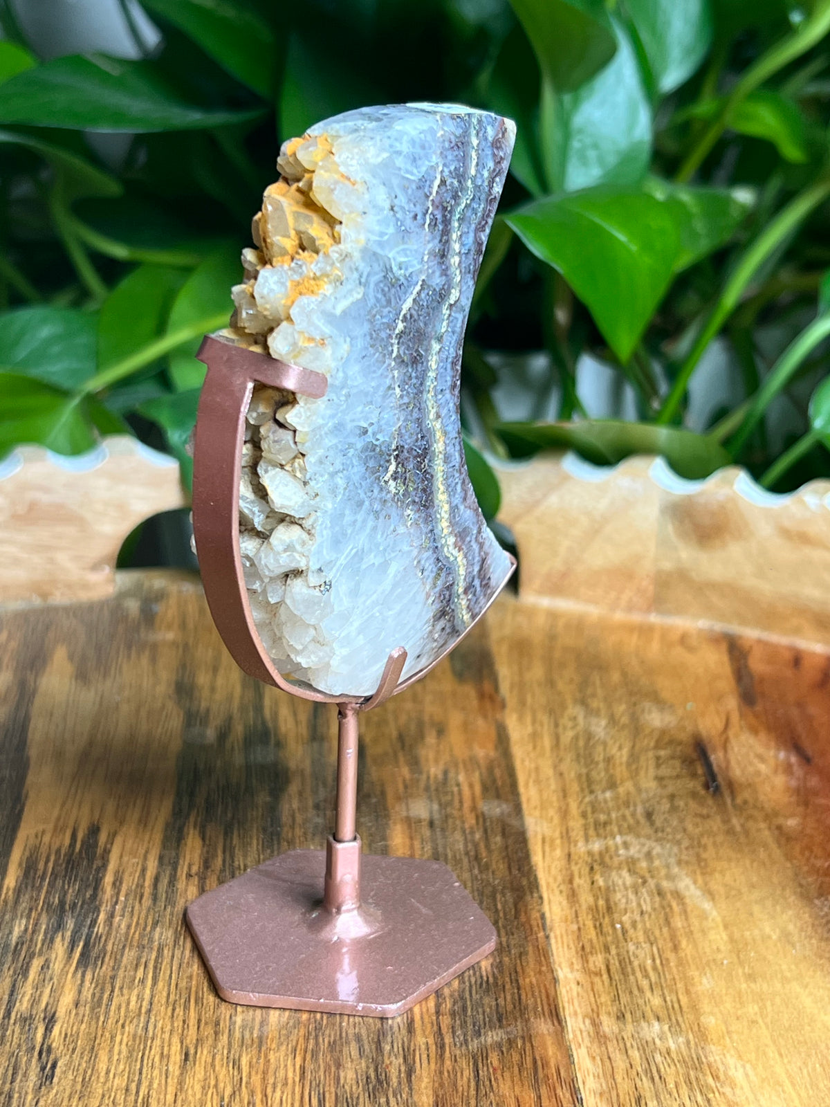 Amethyst Agate Moon: Z