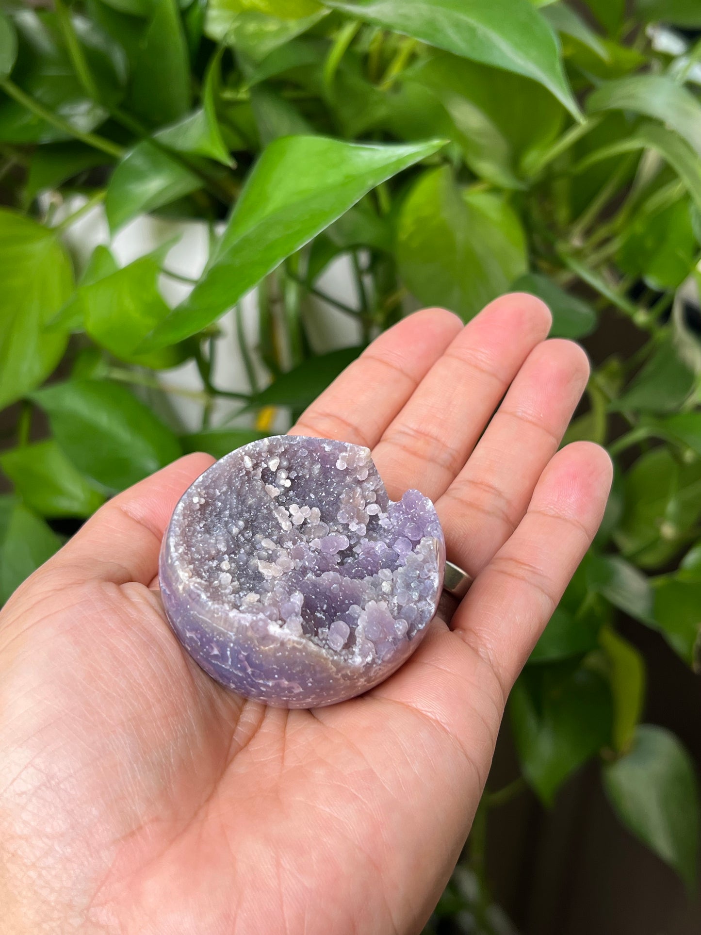 Grape Agate Sphere