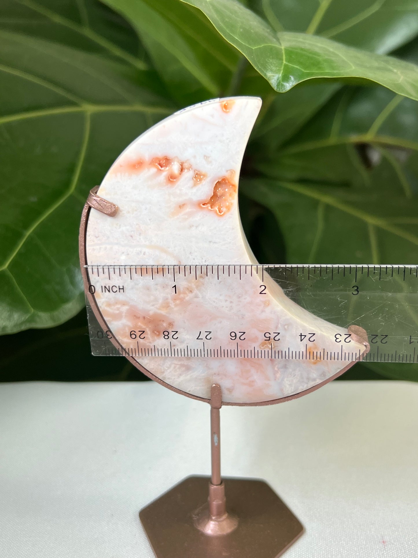 Pink Carnelian Moon