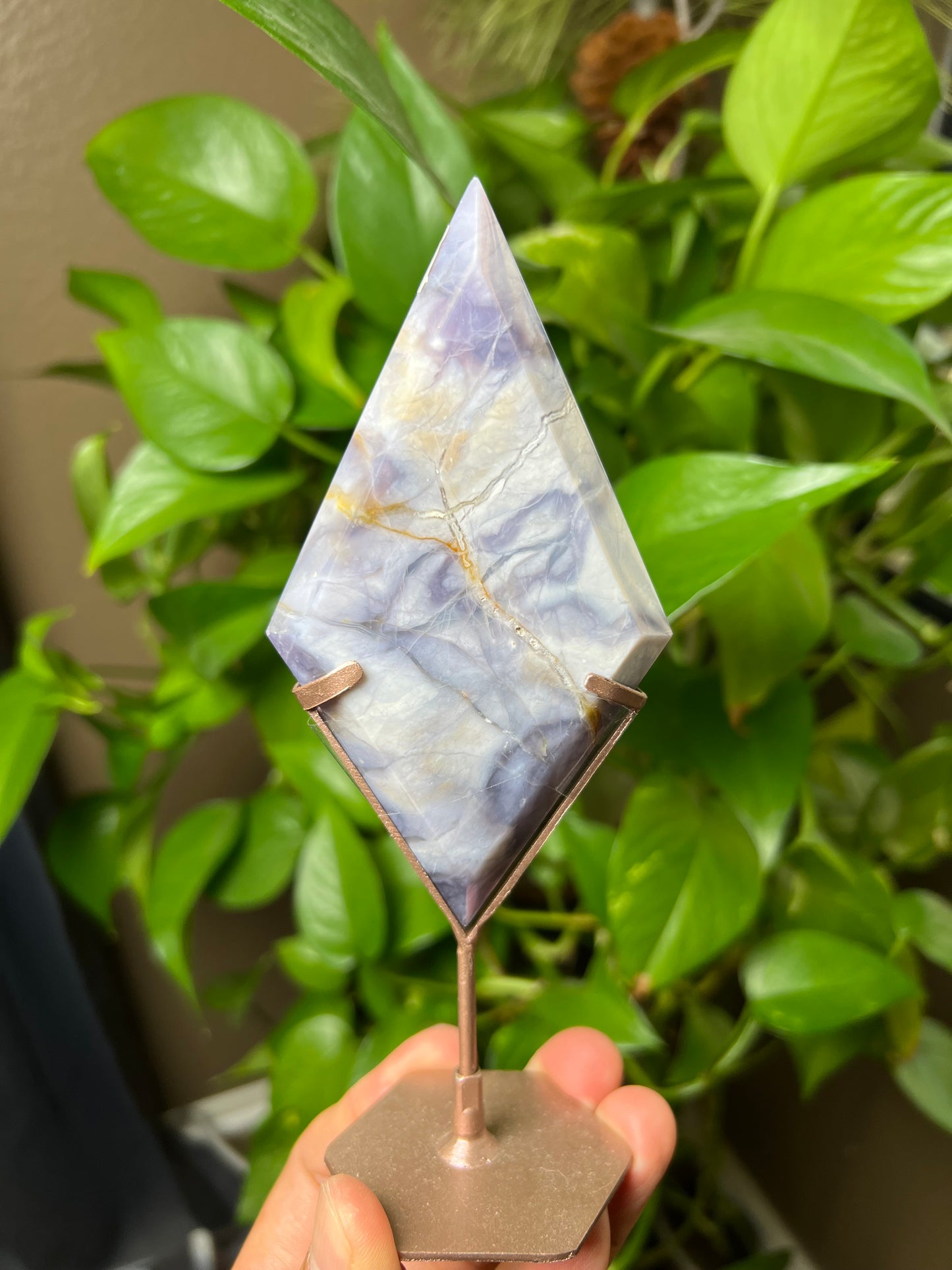 Purple Chalcedony Diamond