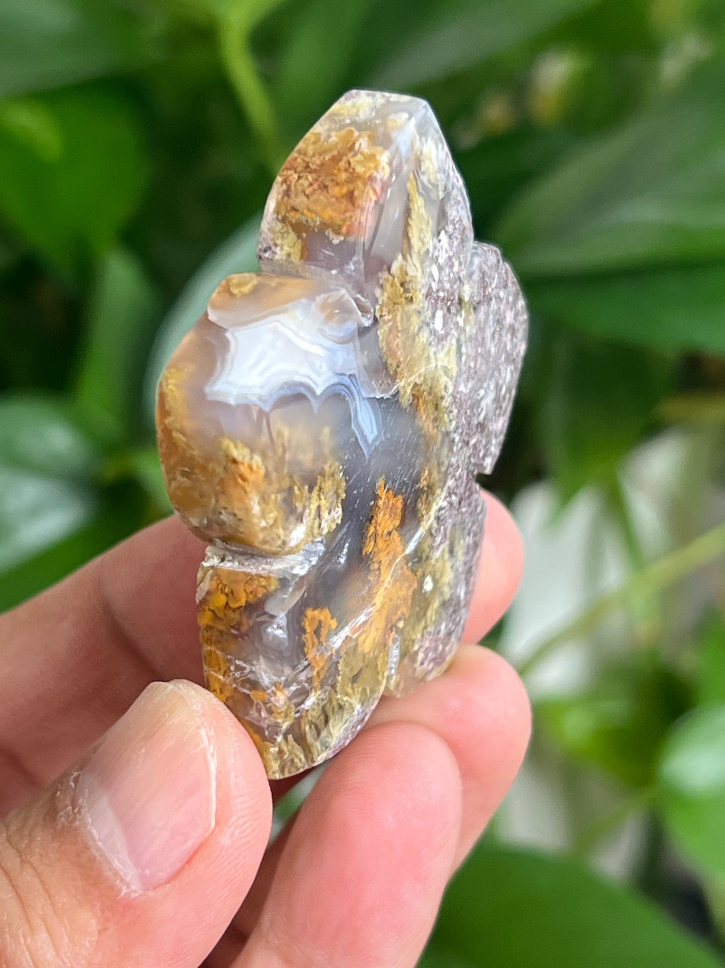 Scenic Moss Agate Flower NG