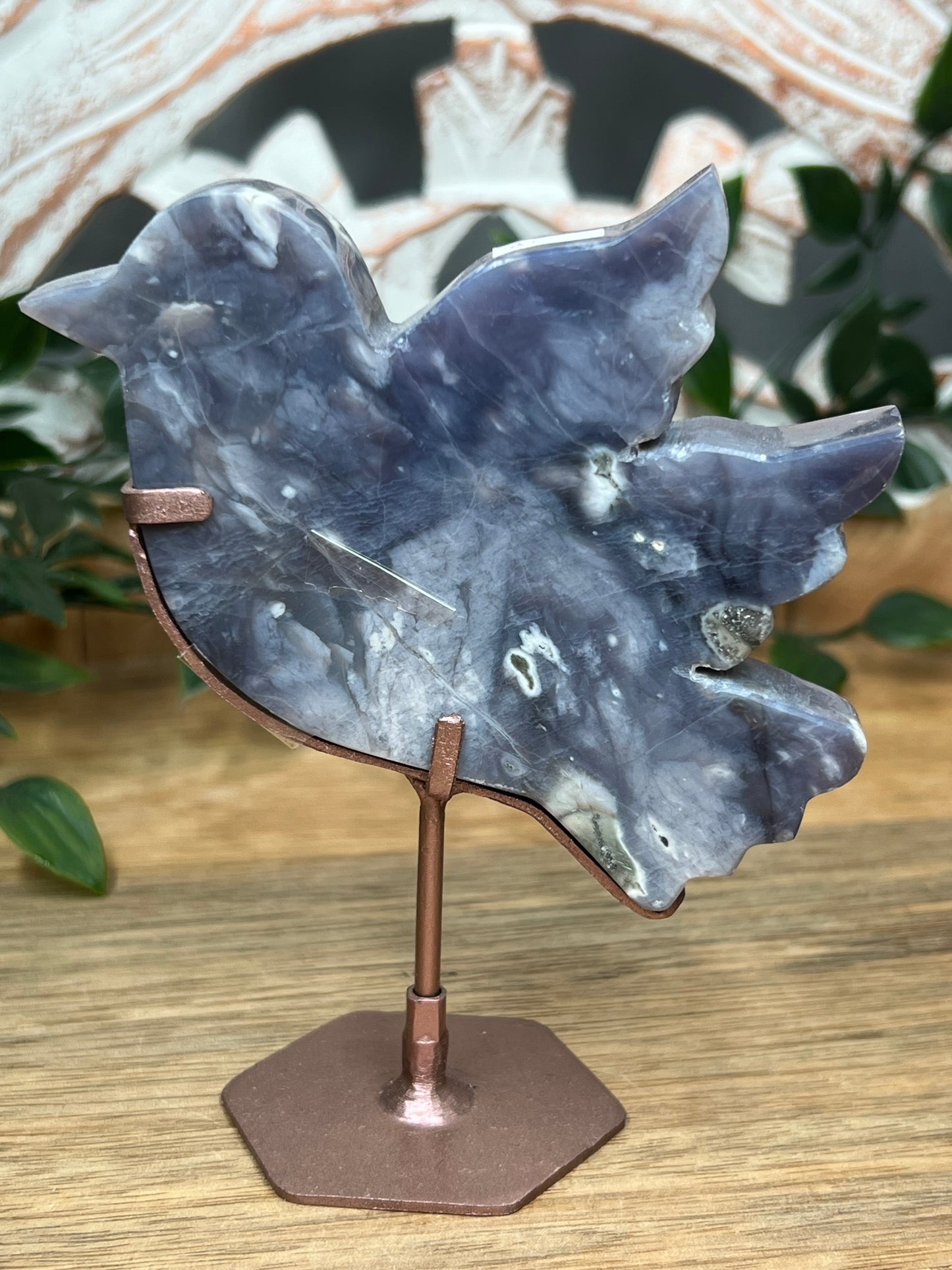 Purple Chalcedony Bird