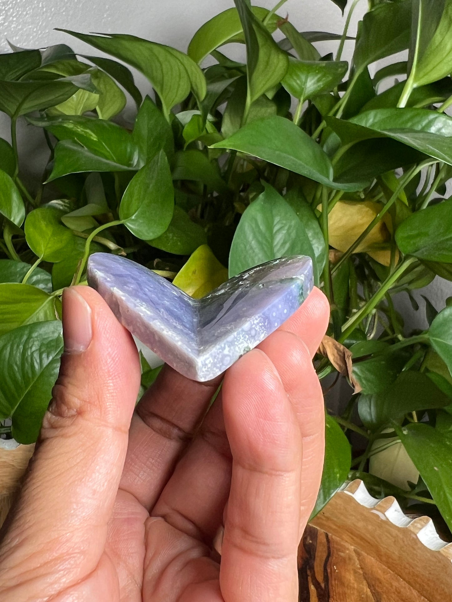 Grape Agate 3D Butterfly BL