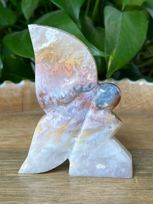 Rainbow Plume Agate Fairy