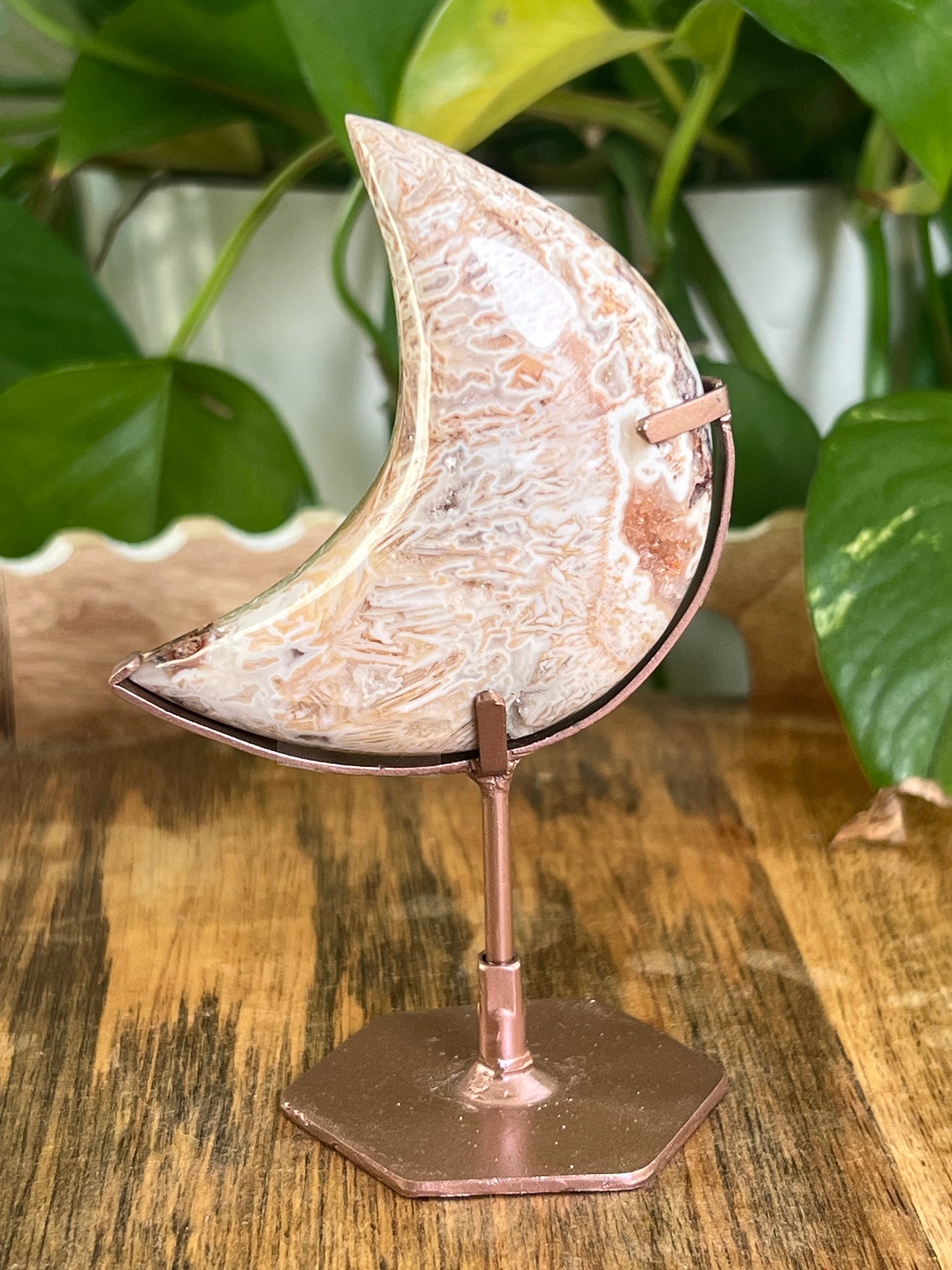 Tube Agate Moon RU