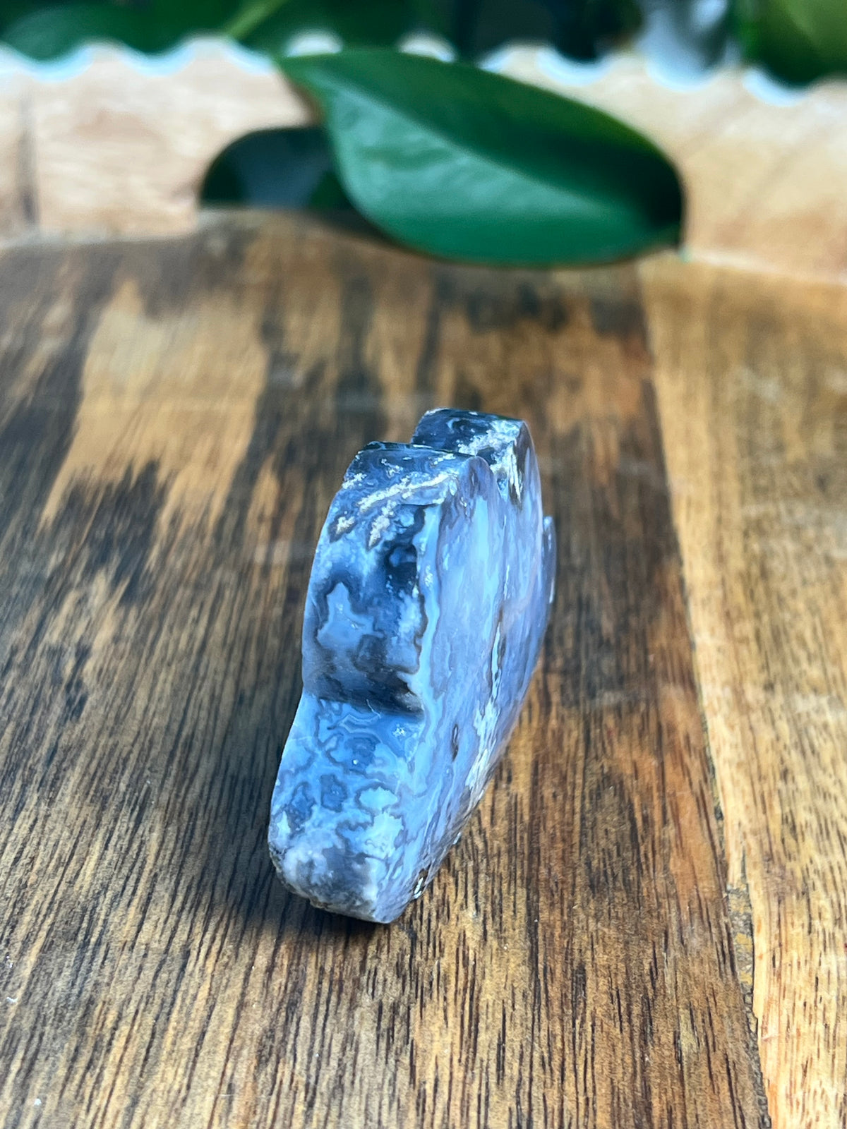 Blue Plume Agate Mini Cloud: TD