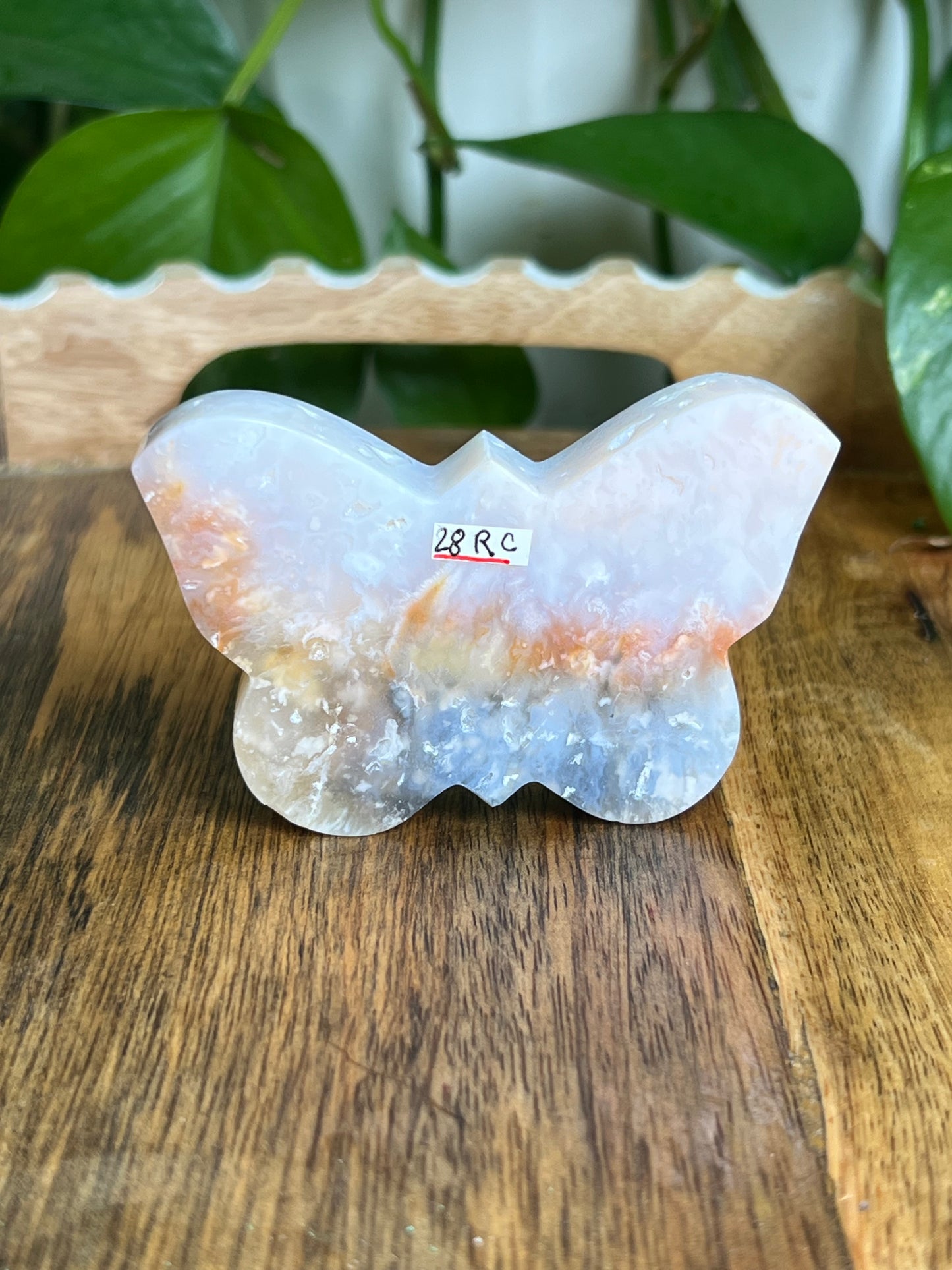 Rainbow Plume Agate Butterfly RC